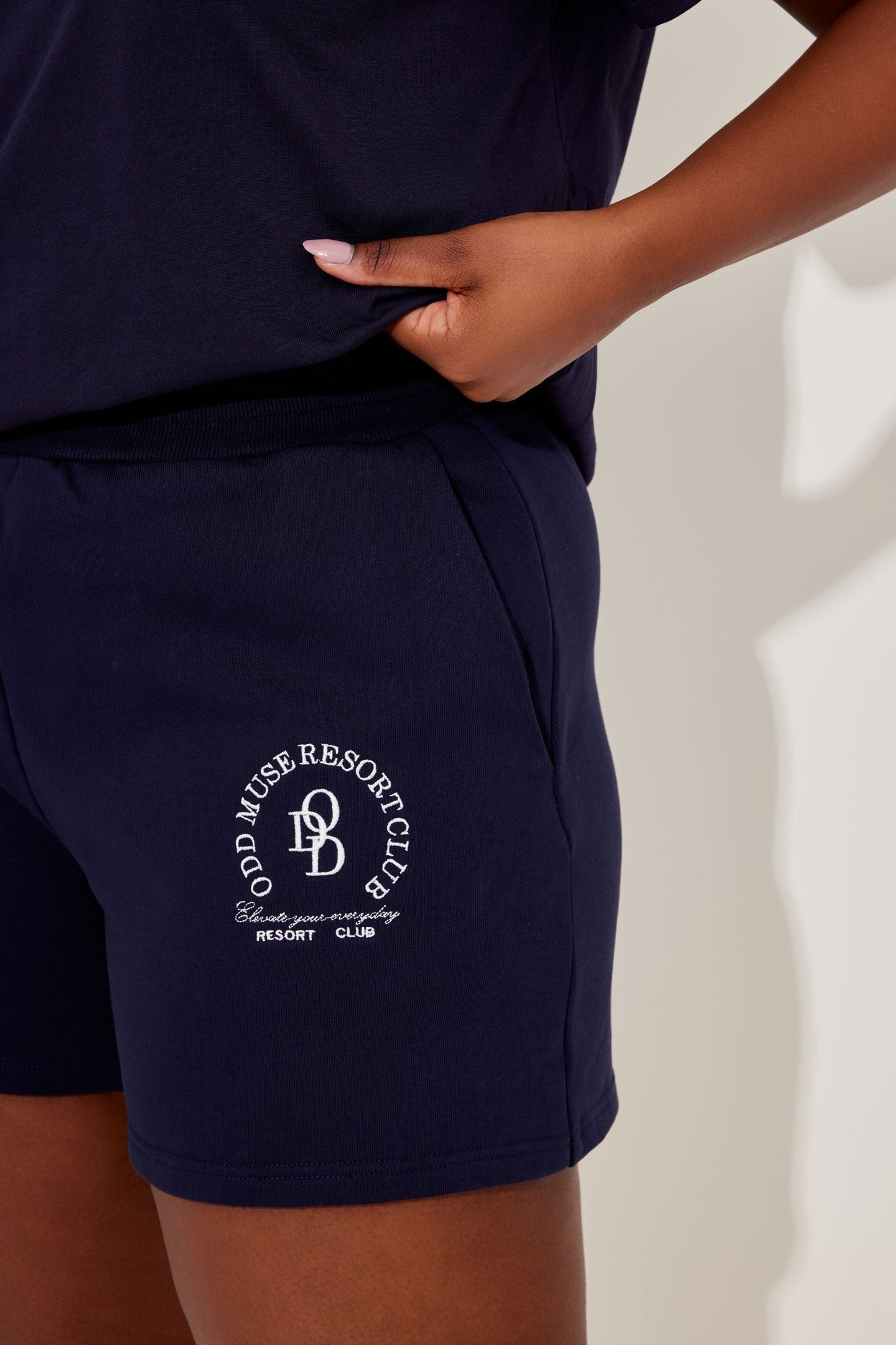RESORT CLUB SWEAT SHORTS NAVY 5