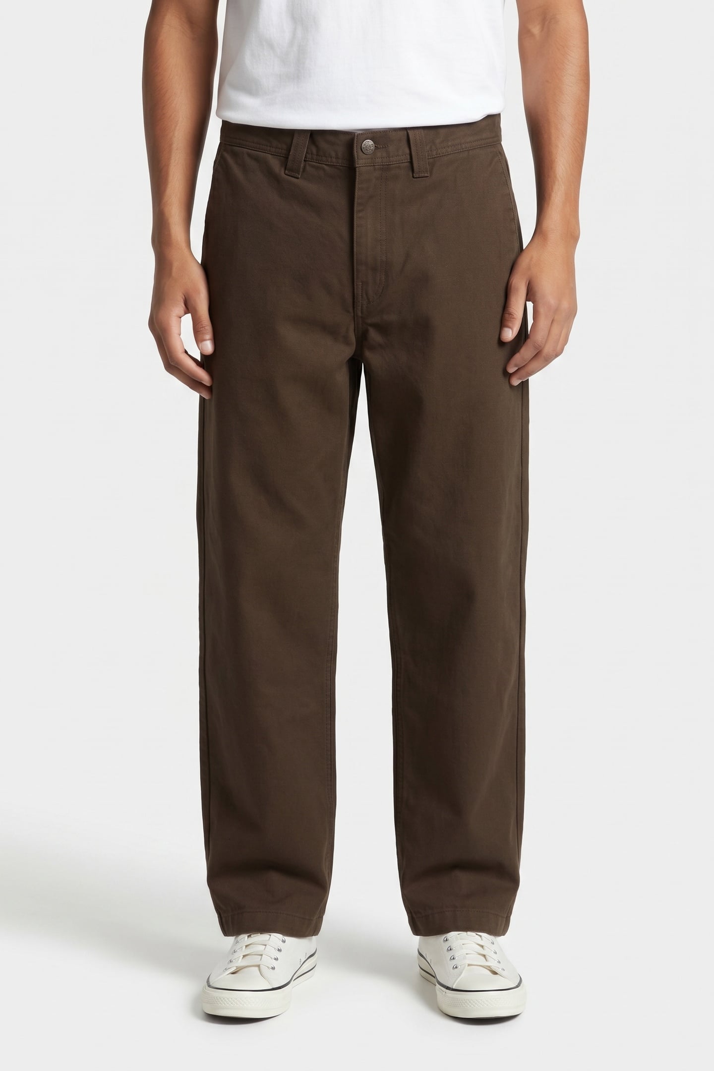 SKATE LOOSE ATIBA HAZE CHINO COAL BROWN 1