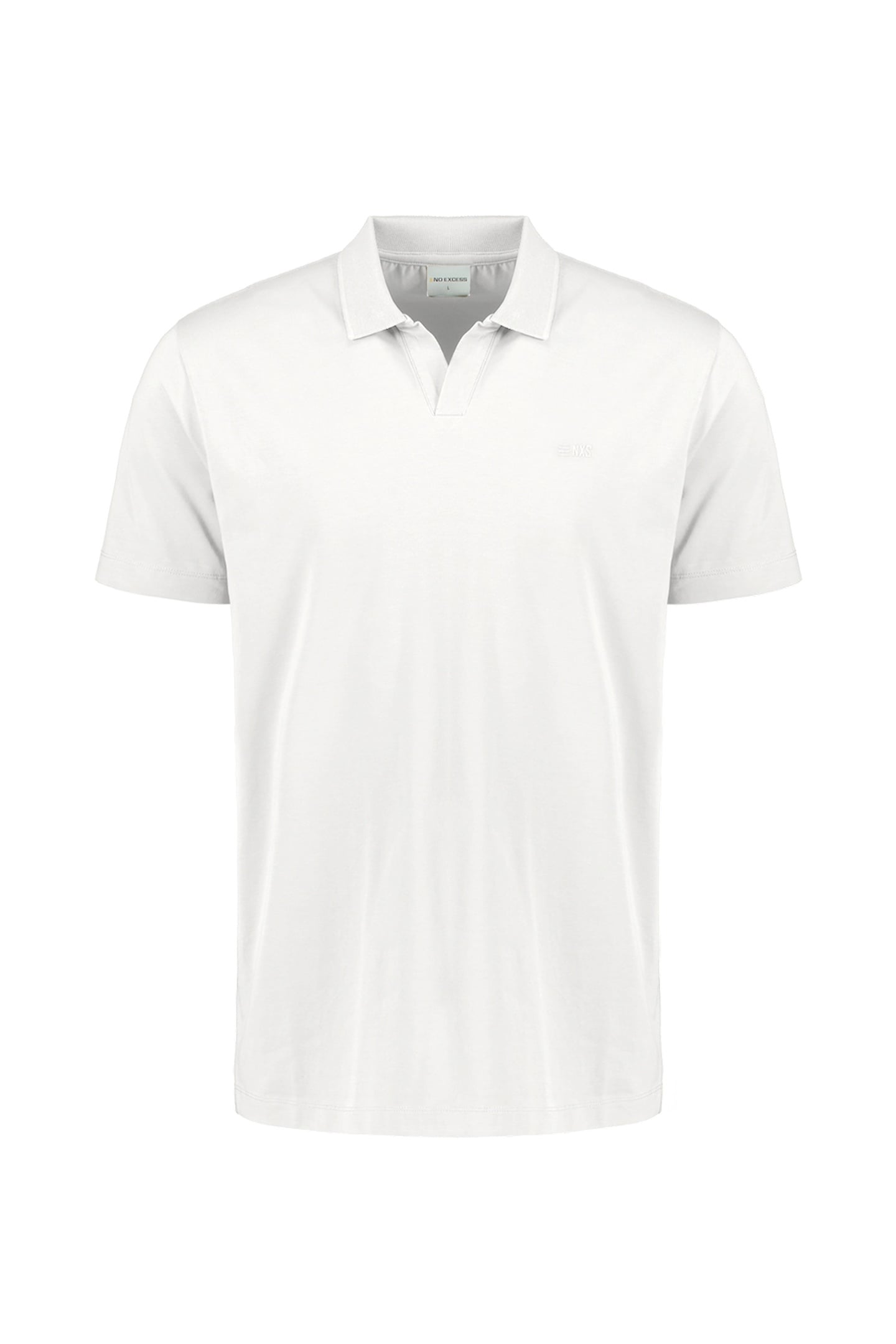 POLO V SOLID STRETCH WHITE 5
