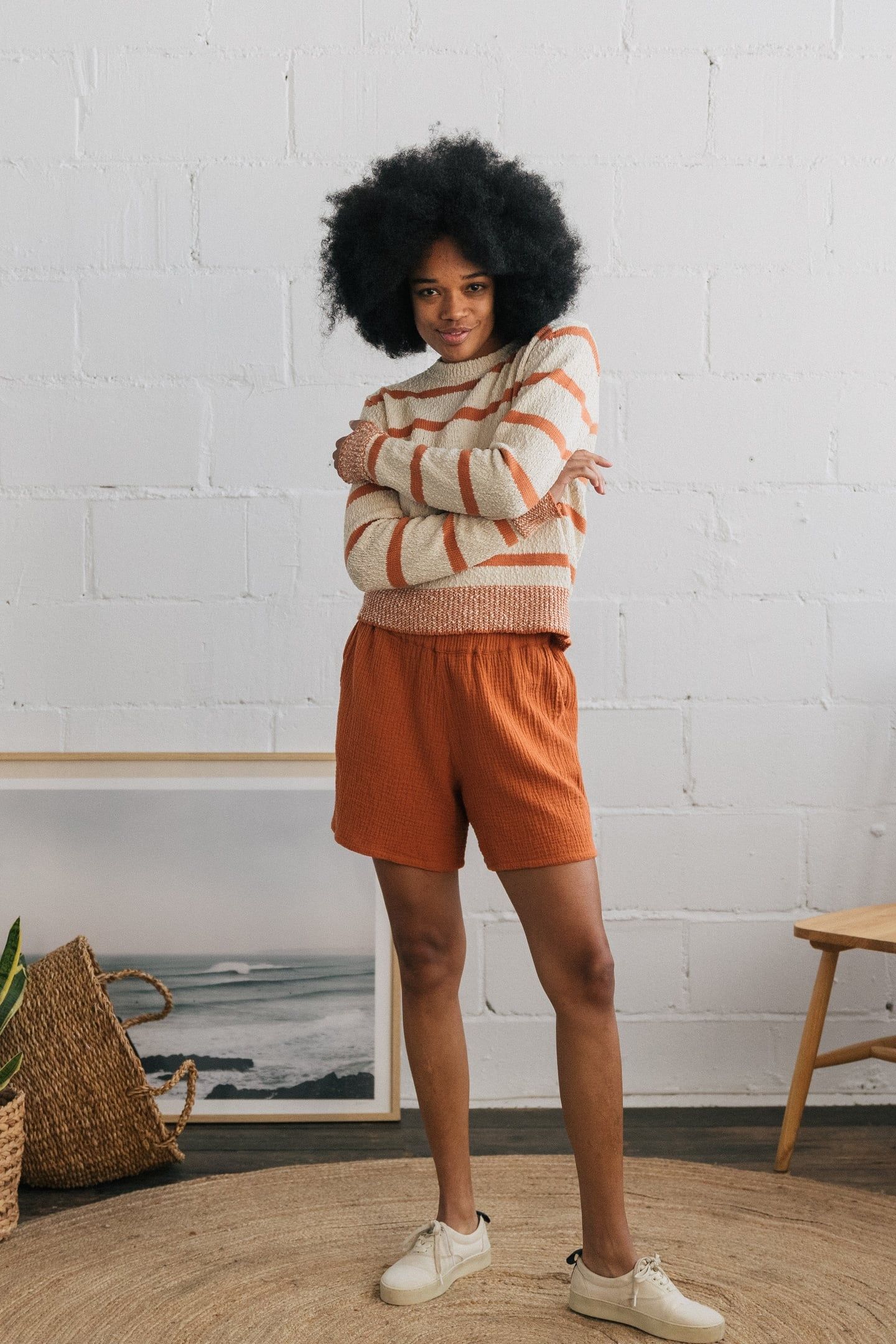BERU SHORTS CARROT ORANGE 1
