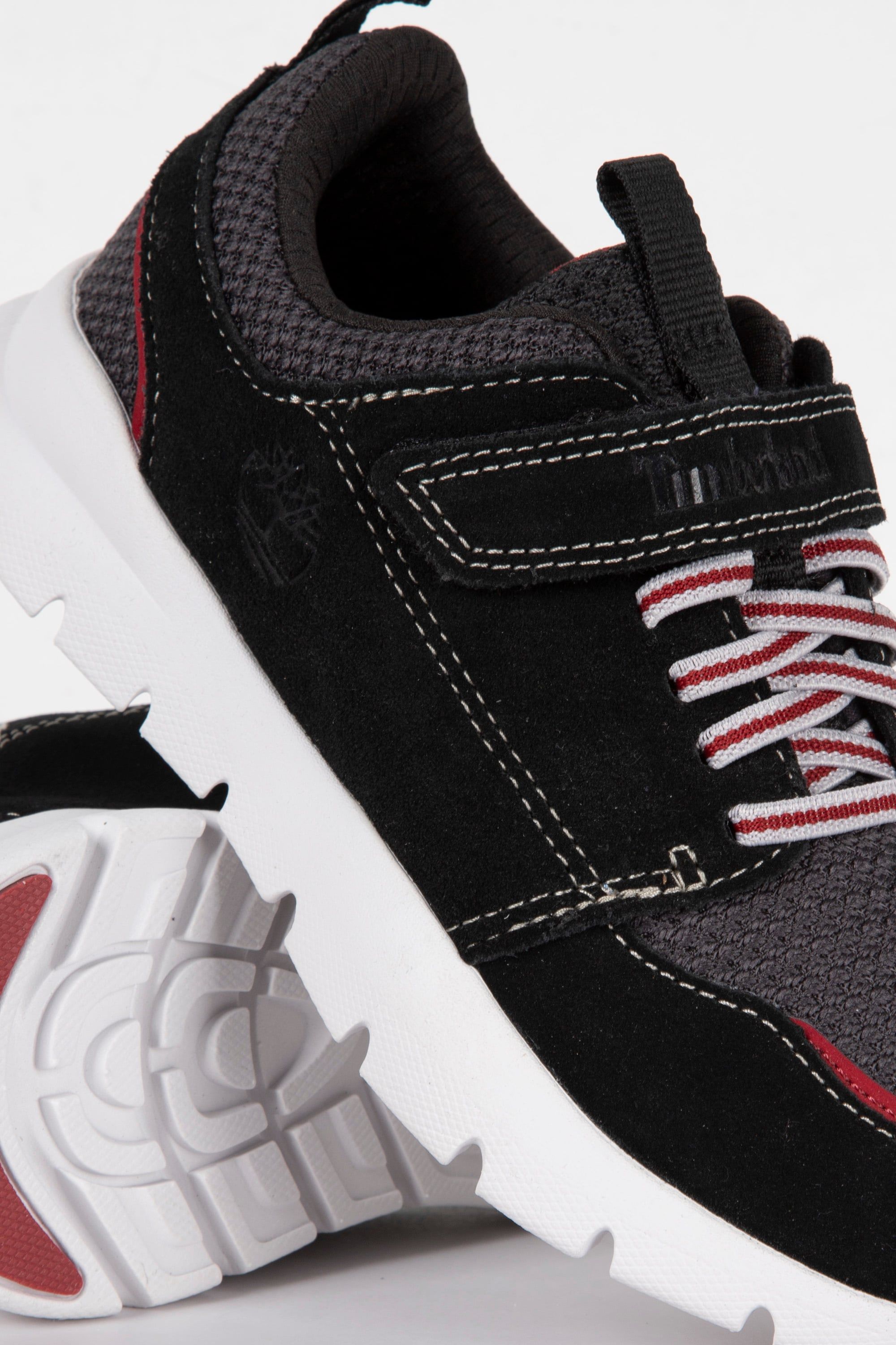 BOROUGHS PROJECT LOW LACE UP SNEAKER BLACK SUEDE 3