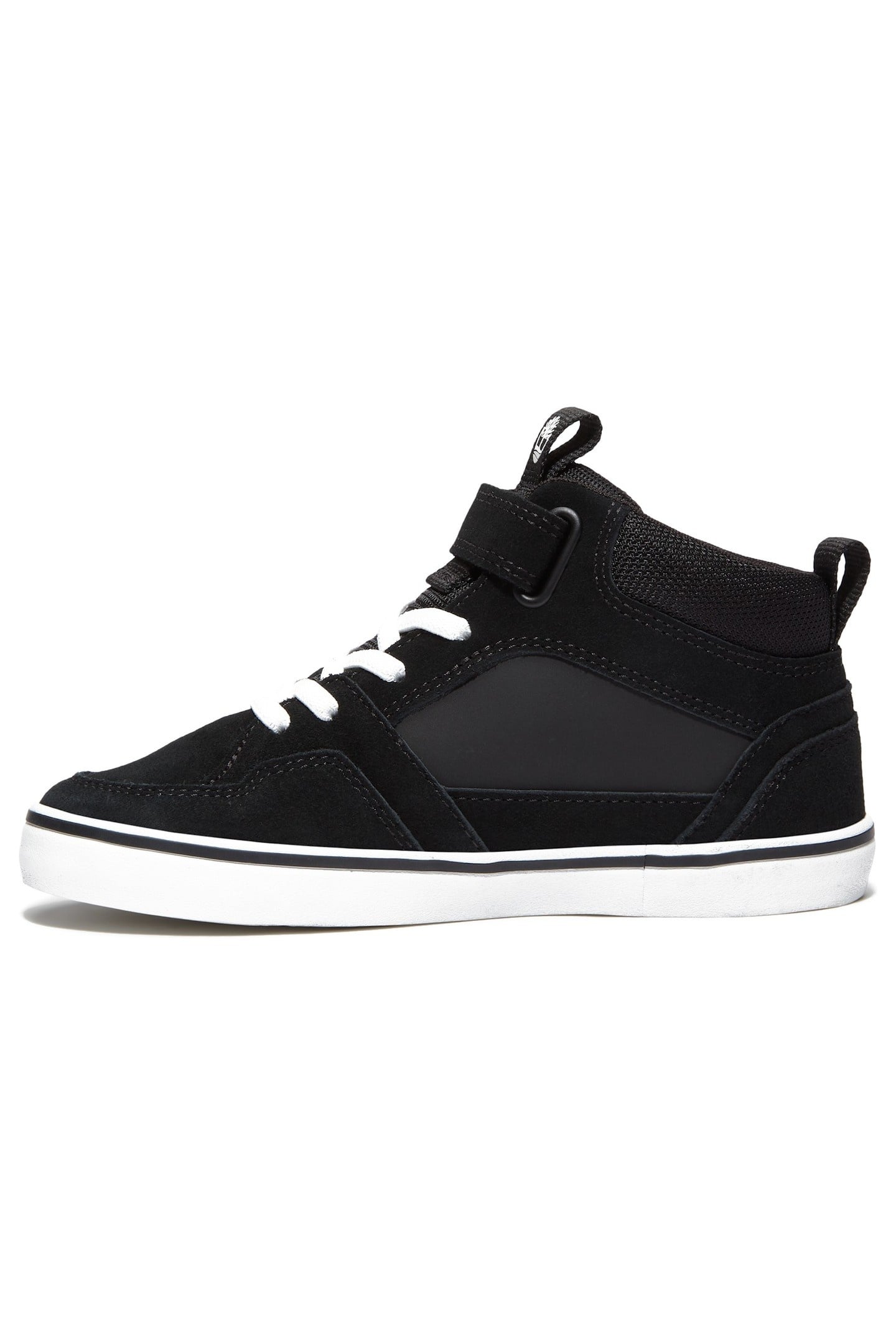 STONE JUMP MID HOOK & LOOP SNEAKER BLACK SUEDE 3
