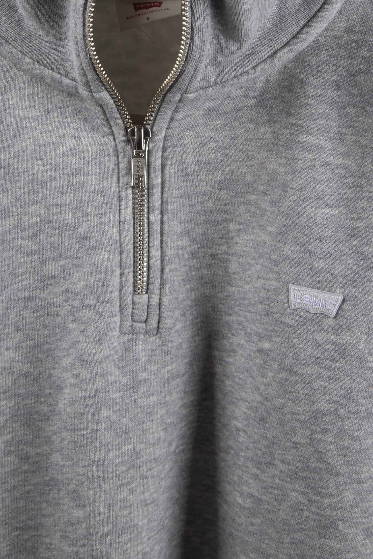 EVERYDAY 1/4 ZIP MID HEATHER GREY 4