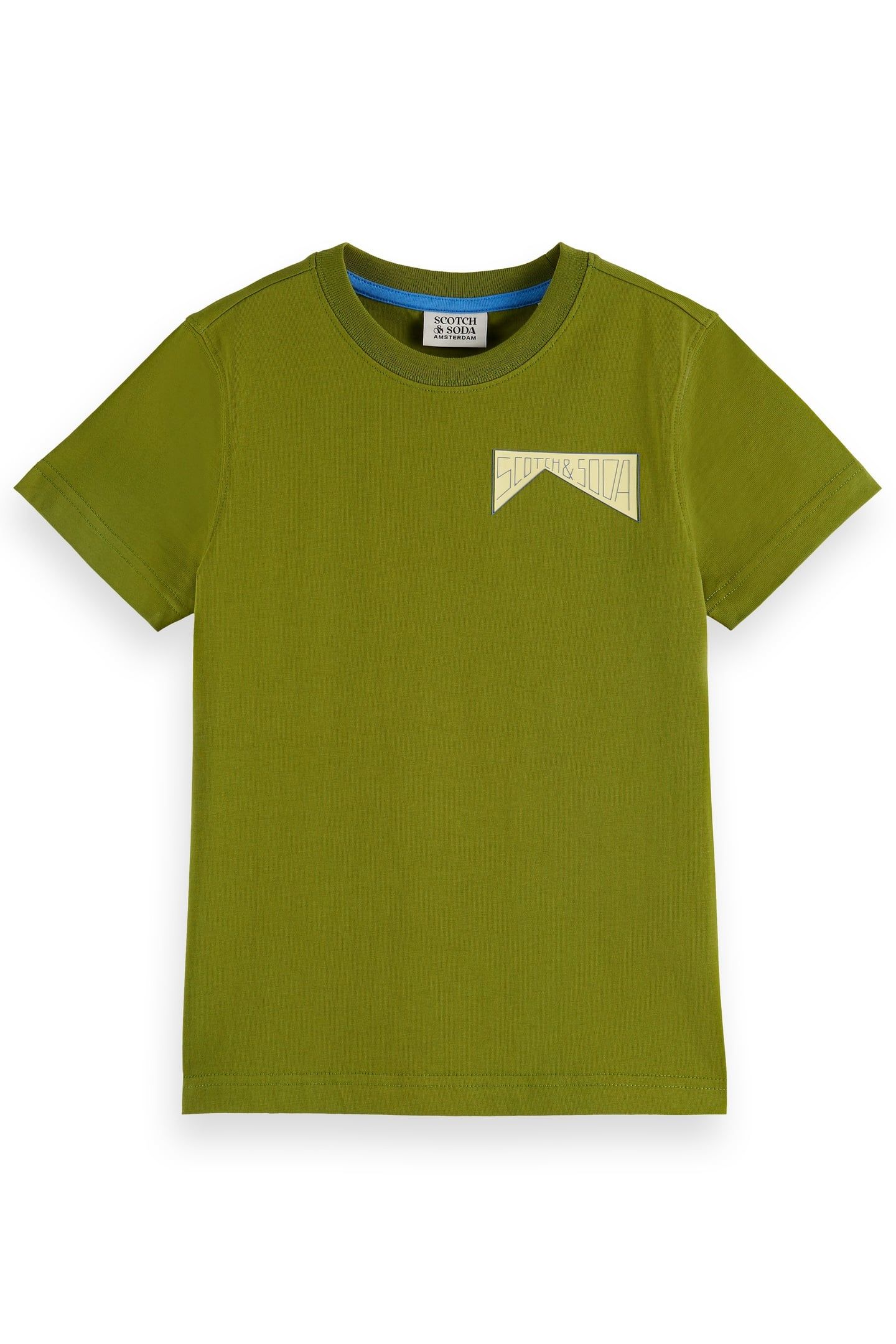 BOY CHEST ARTWORK T-SHIRT CALLA GREEN 1