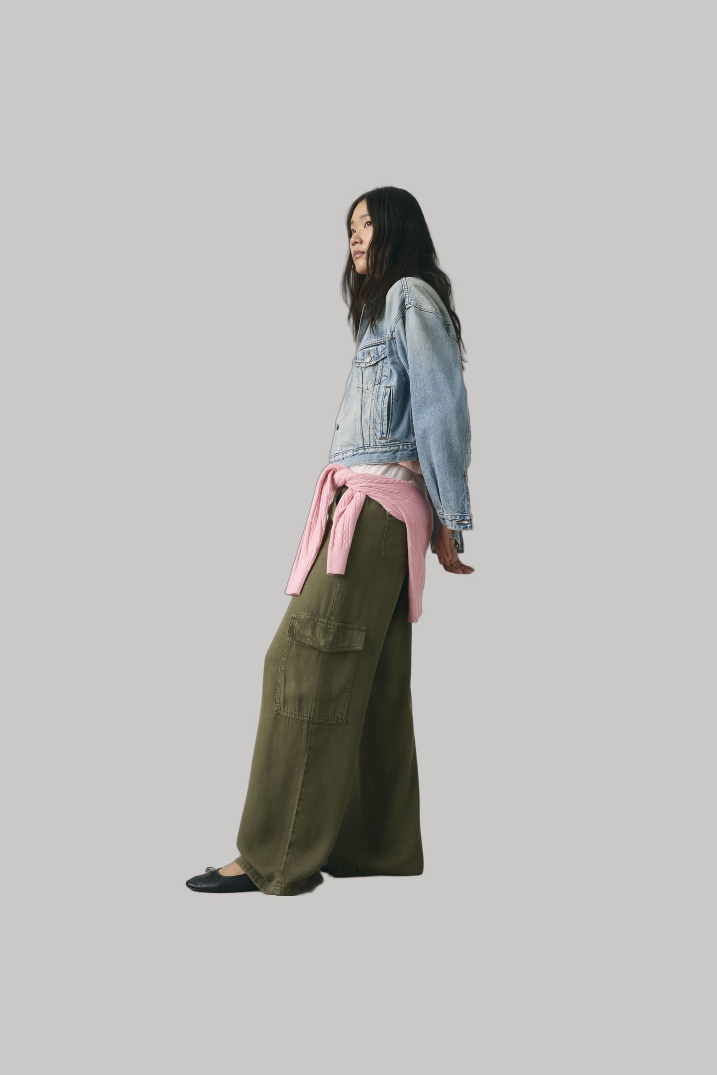 BAGGY DAD LIGHTWEIGHT CARGO PANTS 4