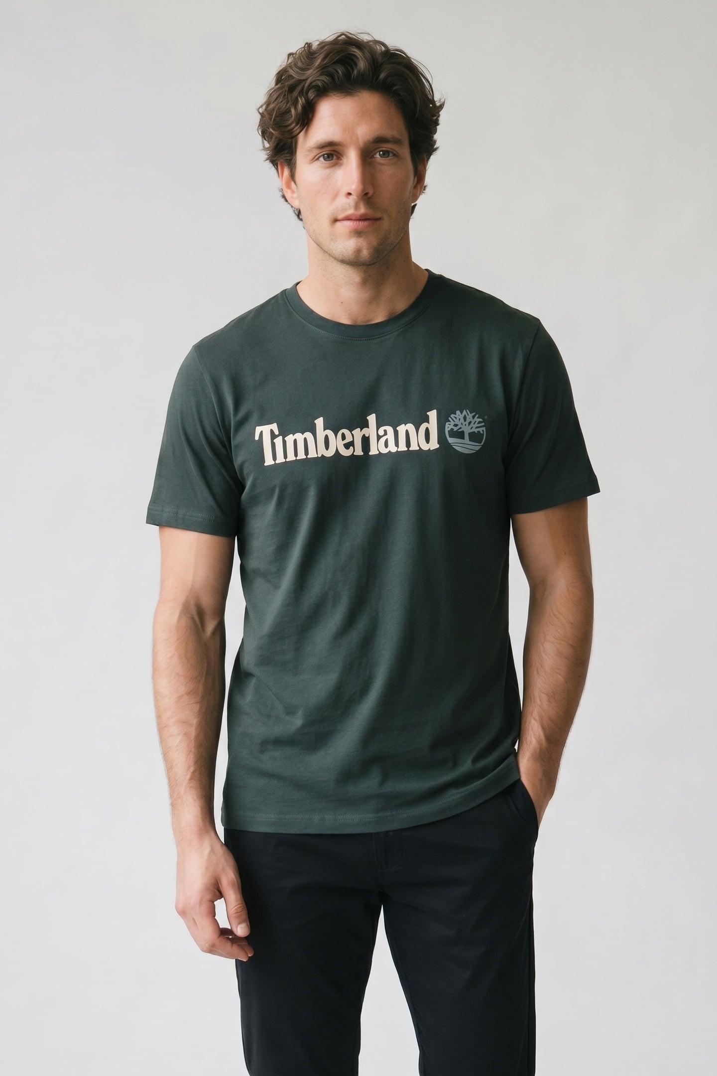 KENNEBEC RIVER LINEAR LOGO SHORT SLEEVE TEE GREEN GABLES 1