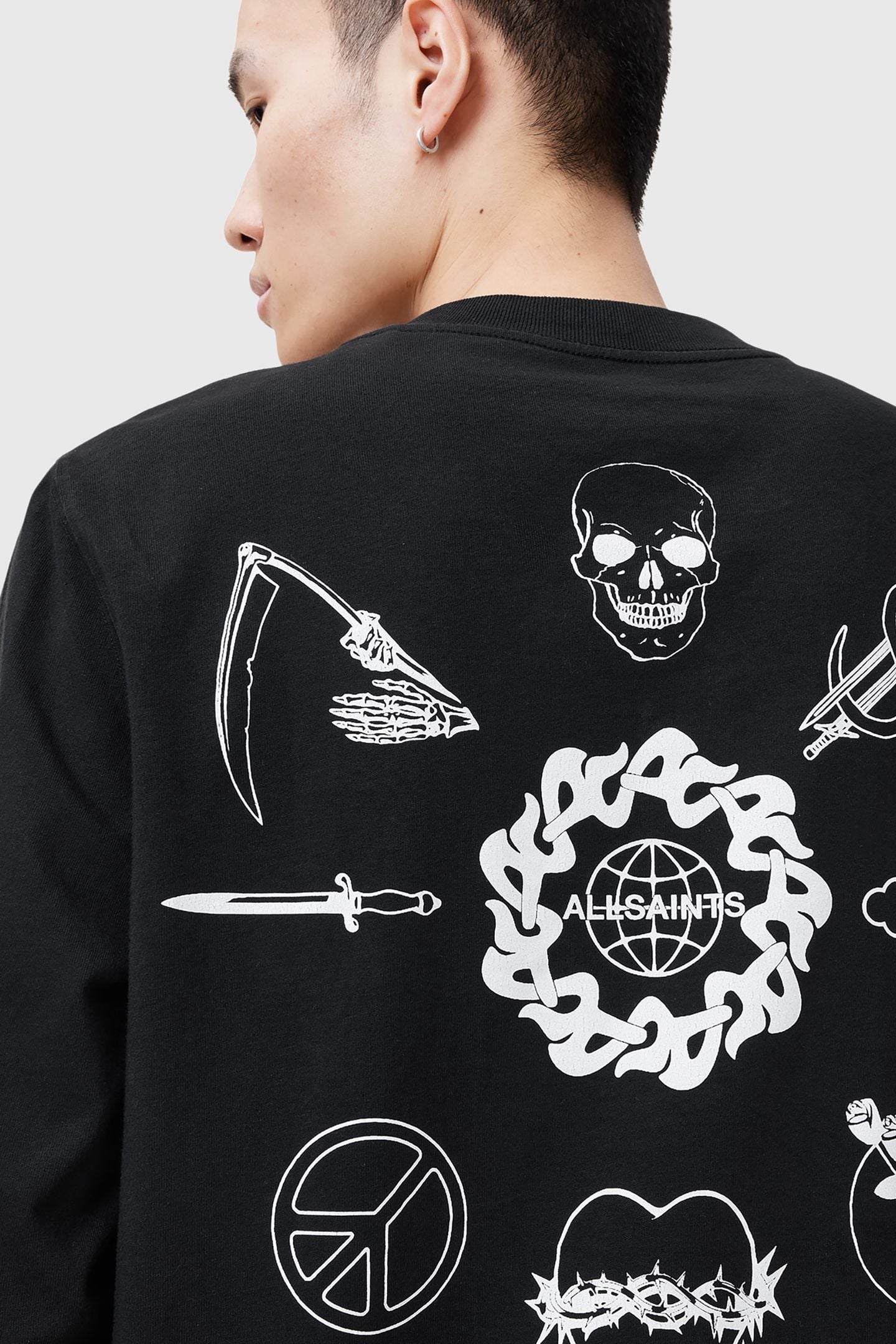 ORBITAL LS CREW WASHED BLACK 6