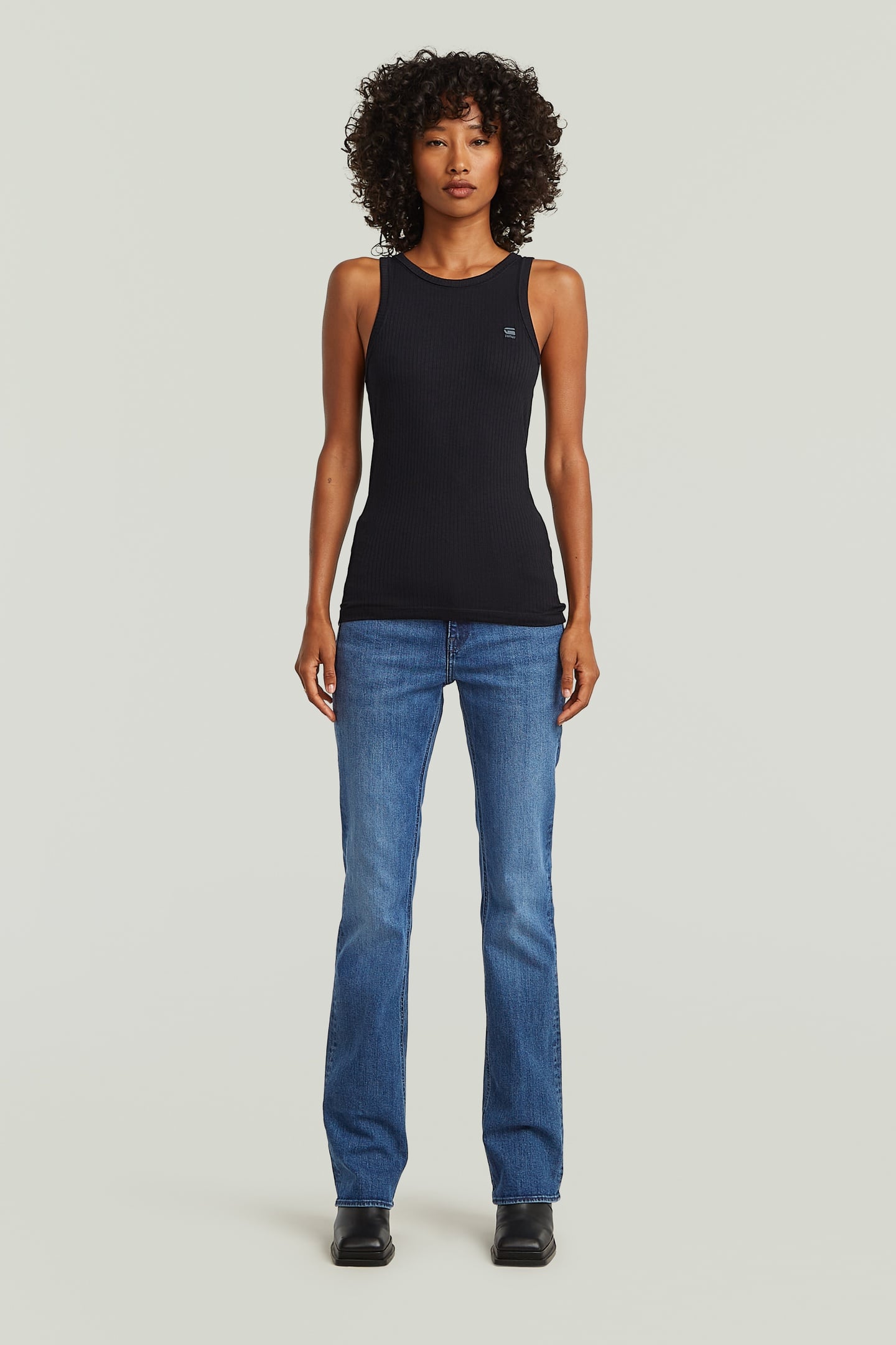 NOXER BOOTCUT JEANS MEDIUM BLUE 3