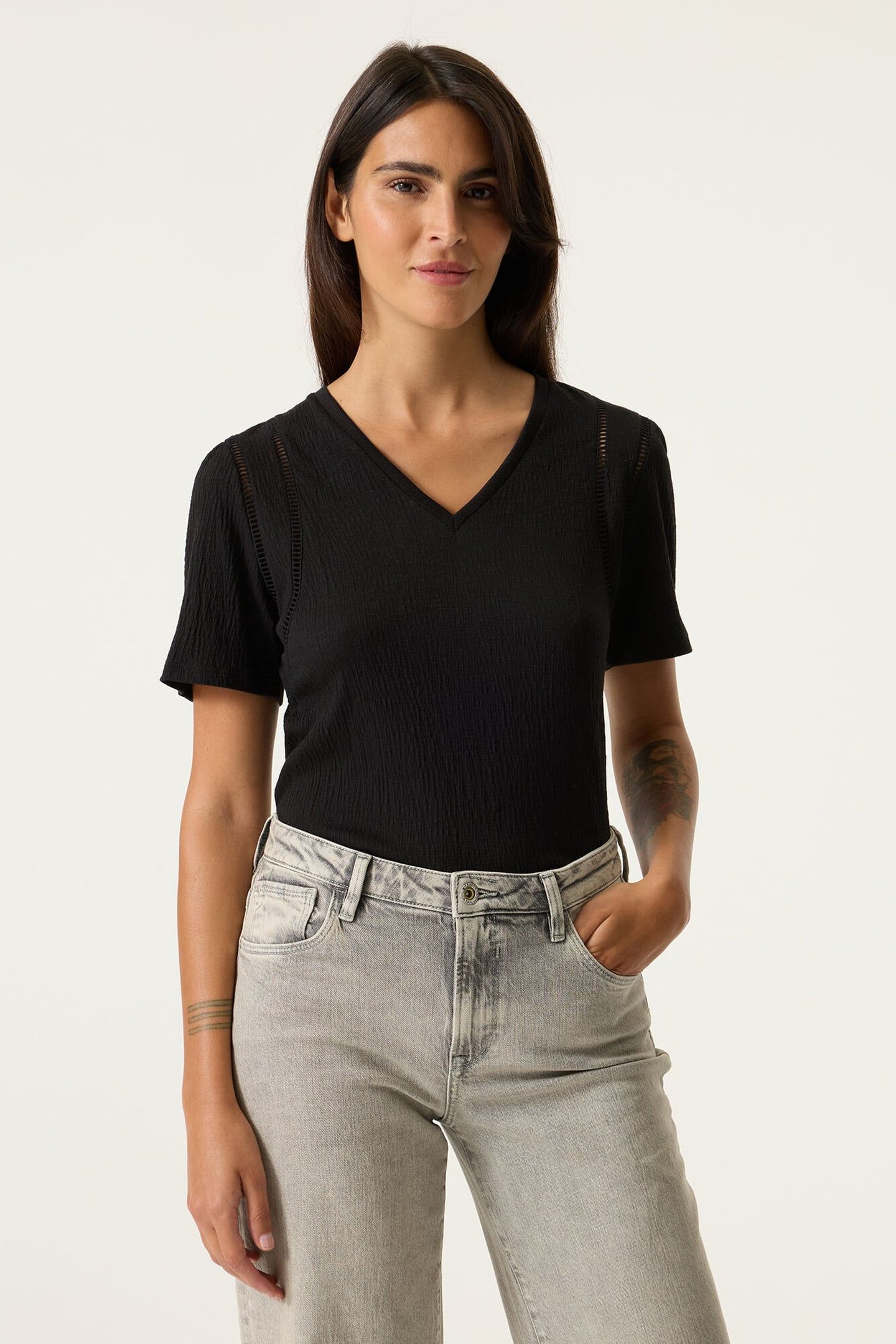 LADIES T-SHIRT SS BLACK 1