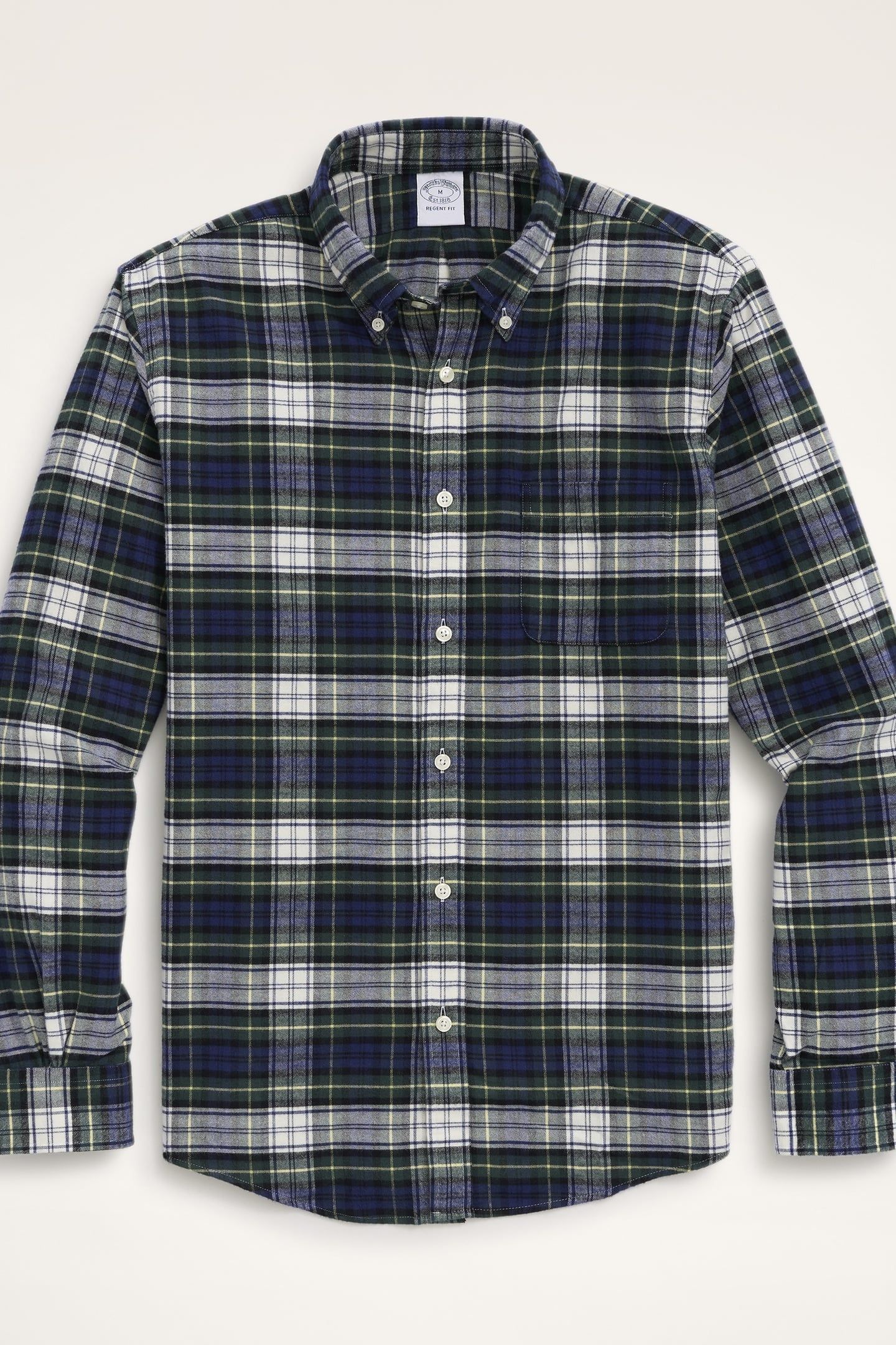 CASUAL COTTON FLANNEL REGULAR FIT OPEN WHITE 3