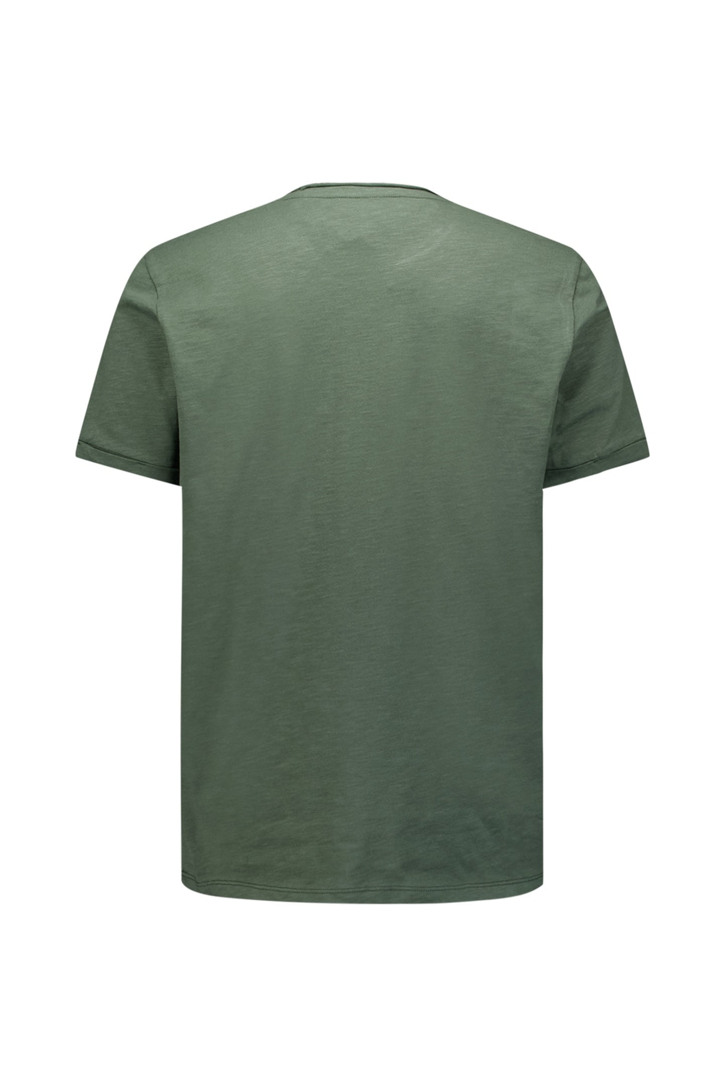 T-SHIRT CREWNECK SLUB DARK GREEN 6