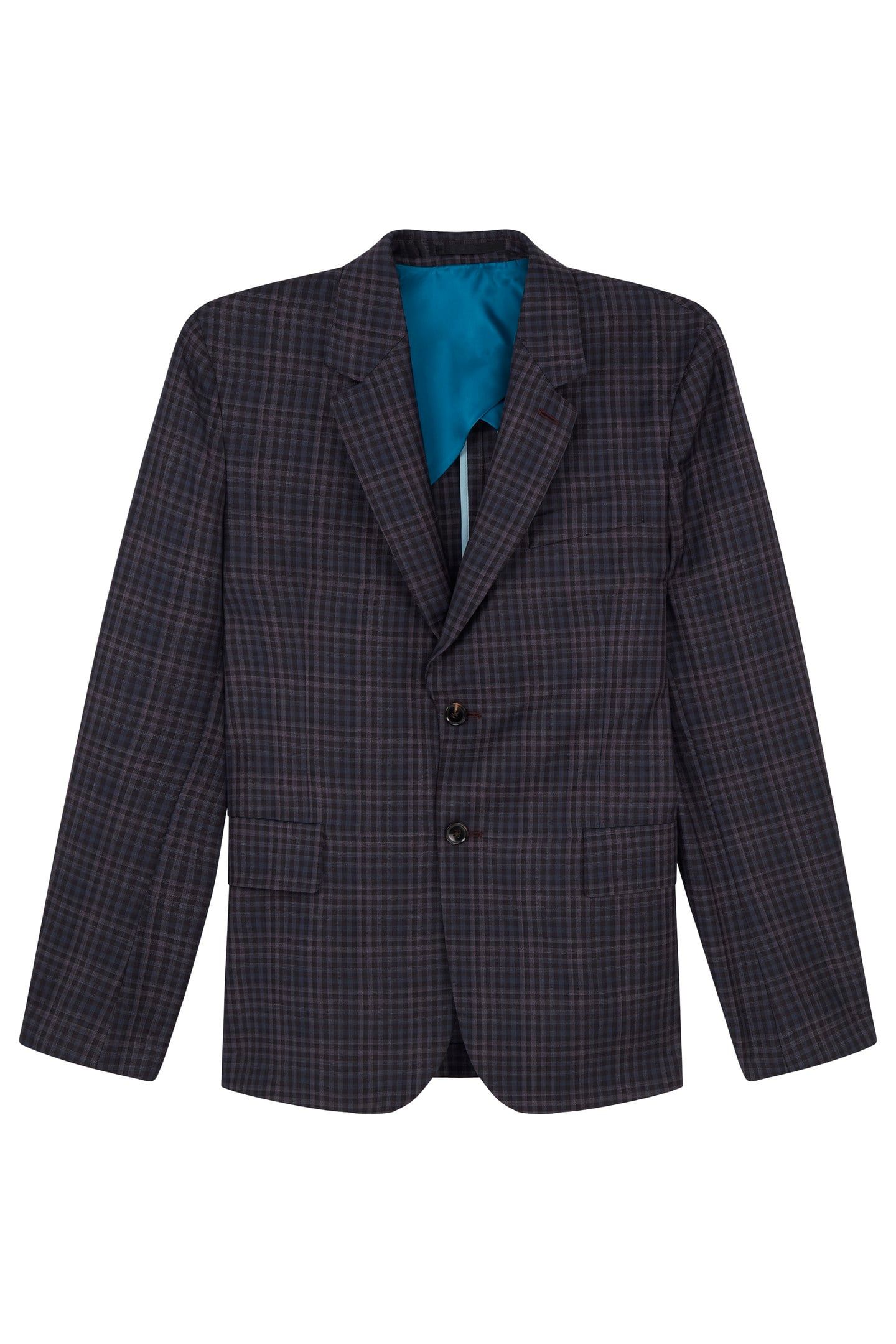 MENS 2 BUTTON JACKET DARK VIOLET 2