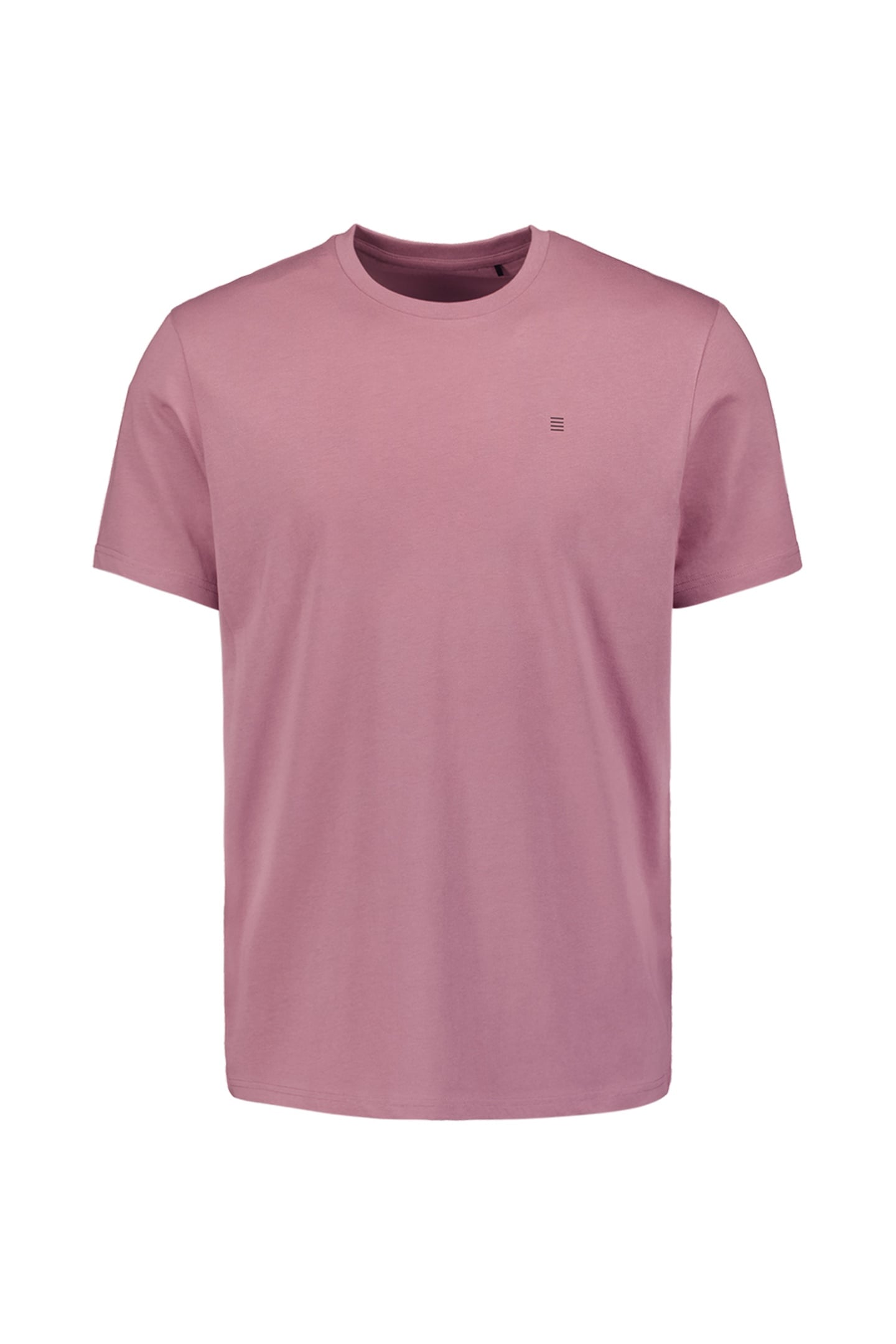 T-SHIRT CREWNECK SOLID BASIC MAUVE 1