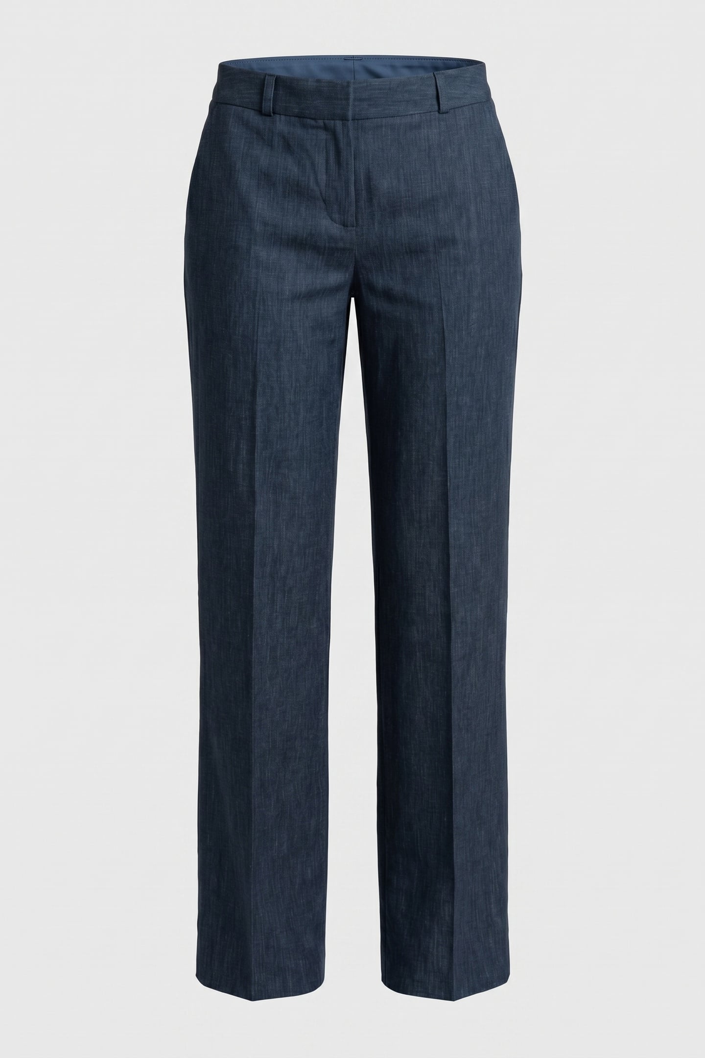 FRONT TROUSERS LINEN BLUE 3