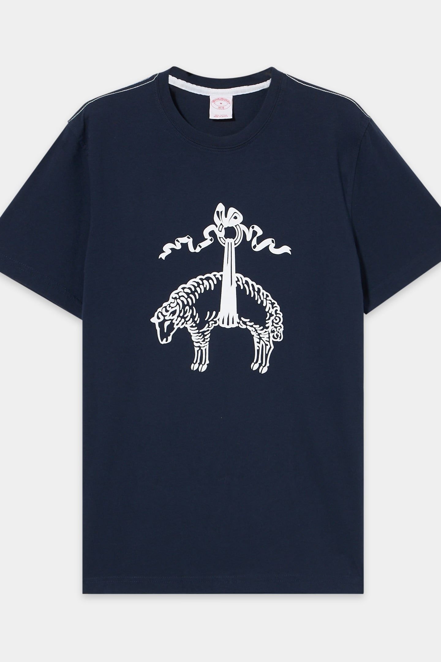 COTTON T-SHIRT OPEN BLUE 3