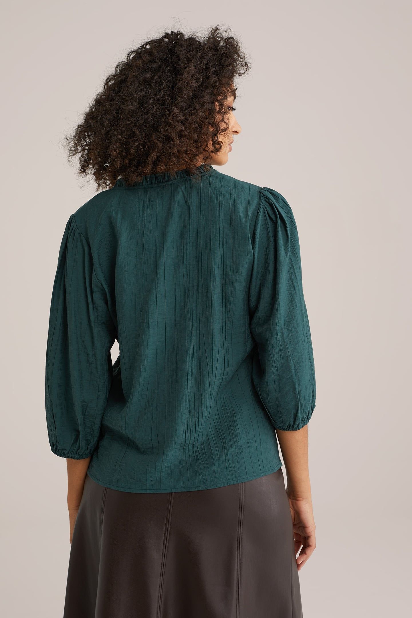 BLOUSE DARK GREEN 3