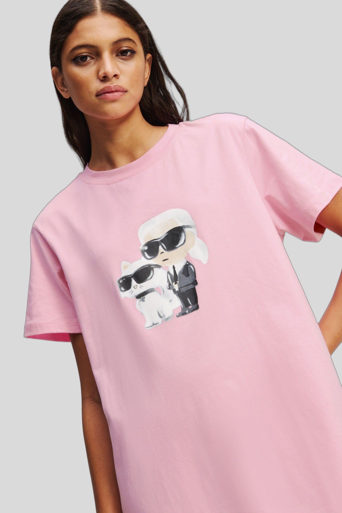 IKON SKETCH SS PJ DRESS BEGONIA PINK 3