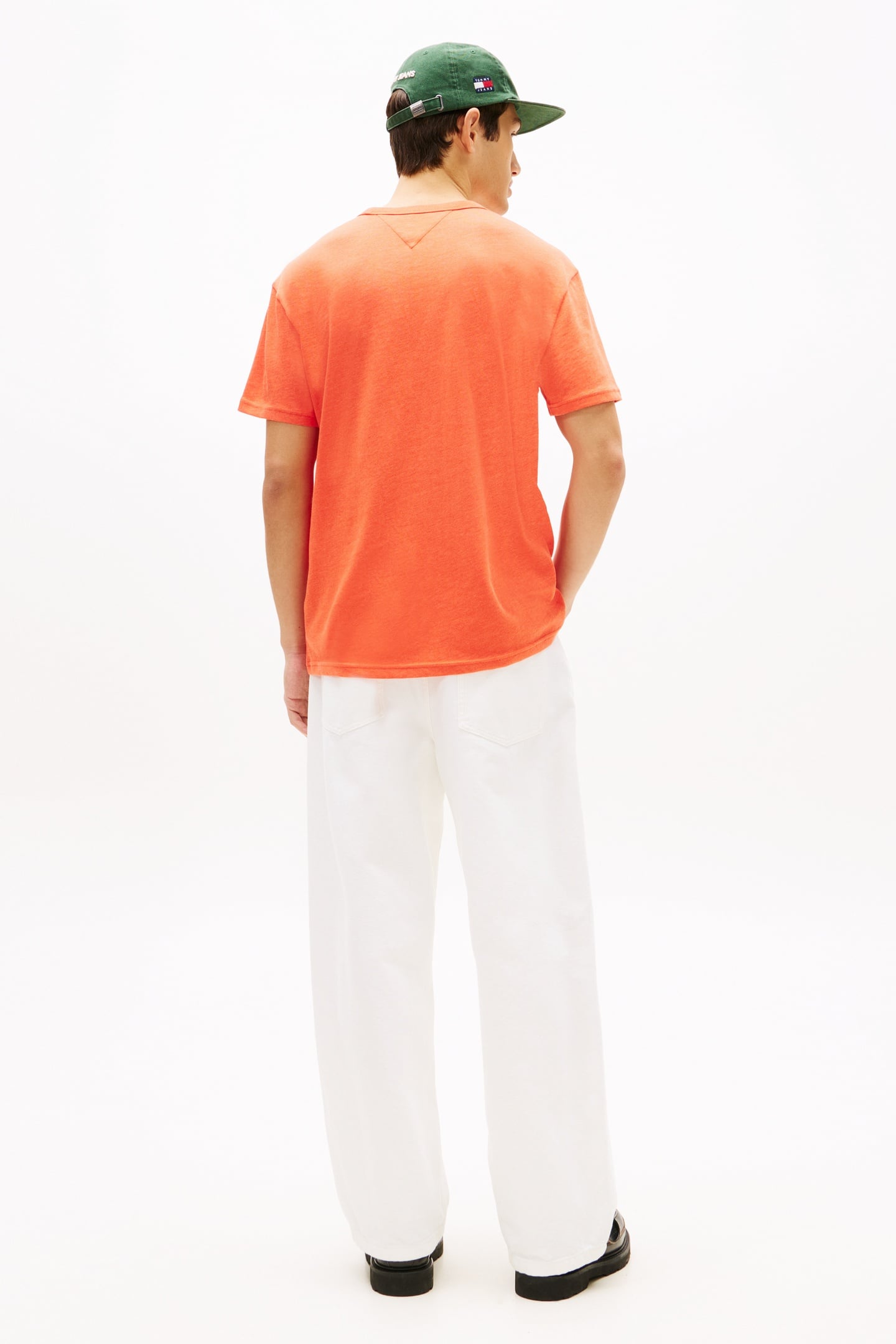 TJM REGULAR BADGE TEE HORIZON HEATHER 3