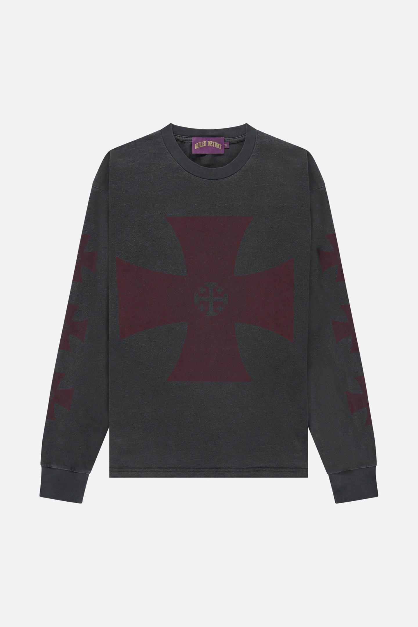 KILLER CROSS LONGSLEEVE DARK GREY 1