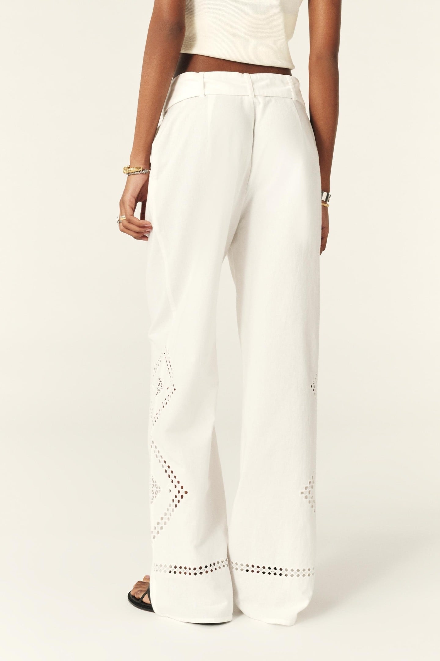 PANTALON MARLON BLANC 2