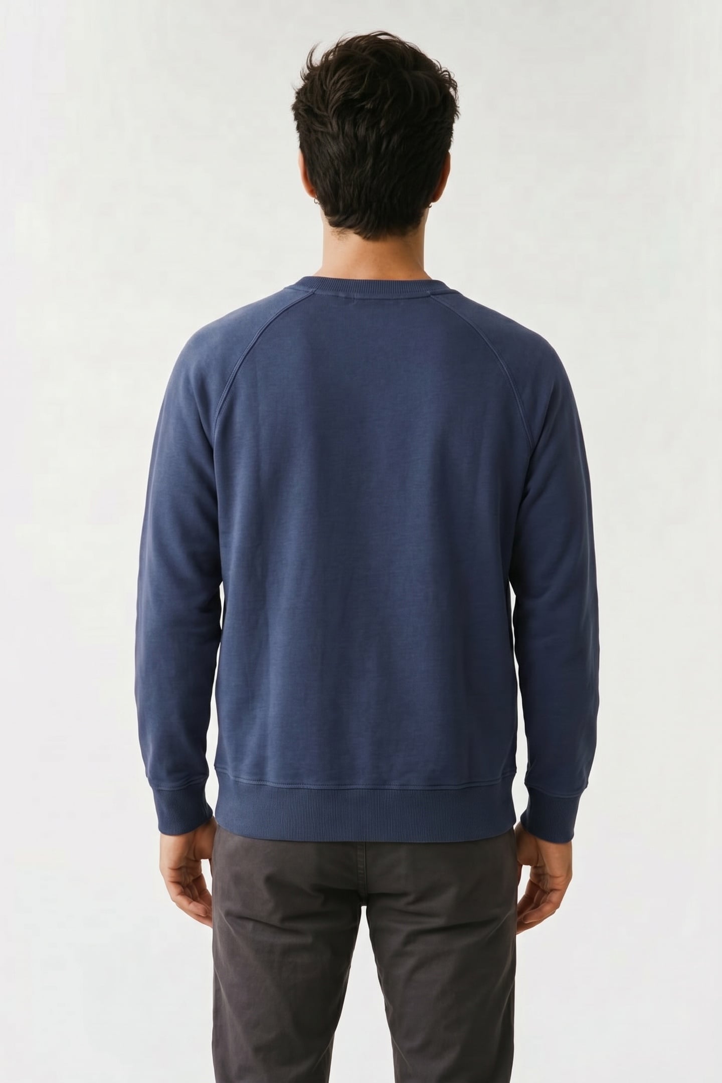 BRUSHED BACK CREW SWEATSHIRT OCEANA 2