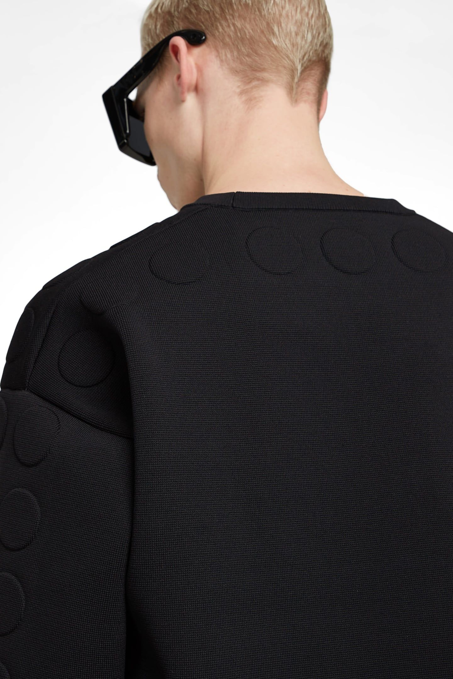 GSXWVB OVERSIZED SHORT SWEAT KNIT BLACK 4