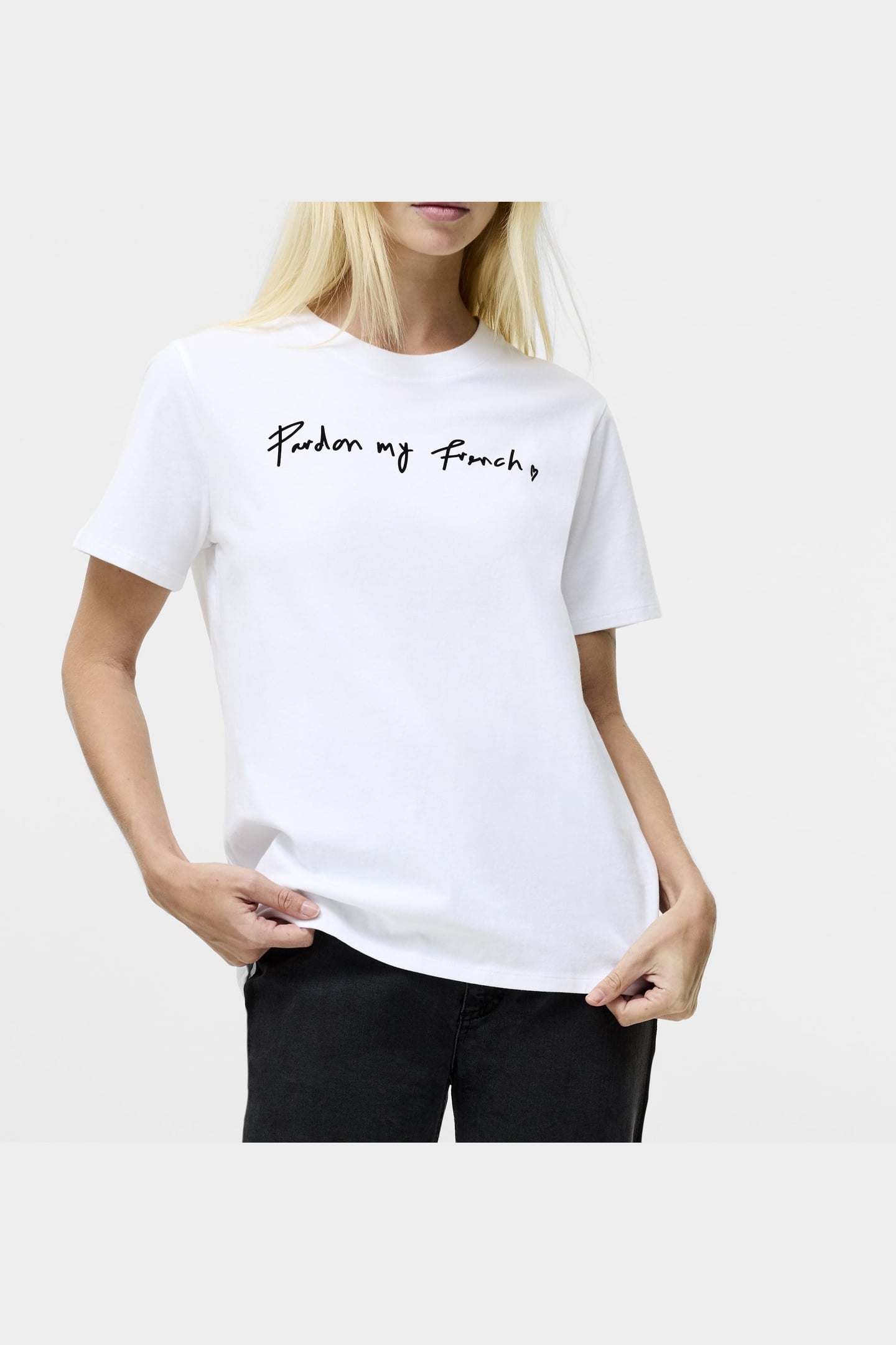 PARDON MY FRENCH S/S TEE WHITE 3