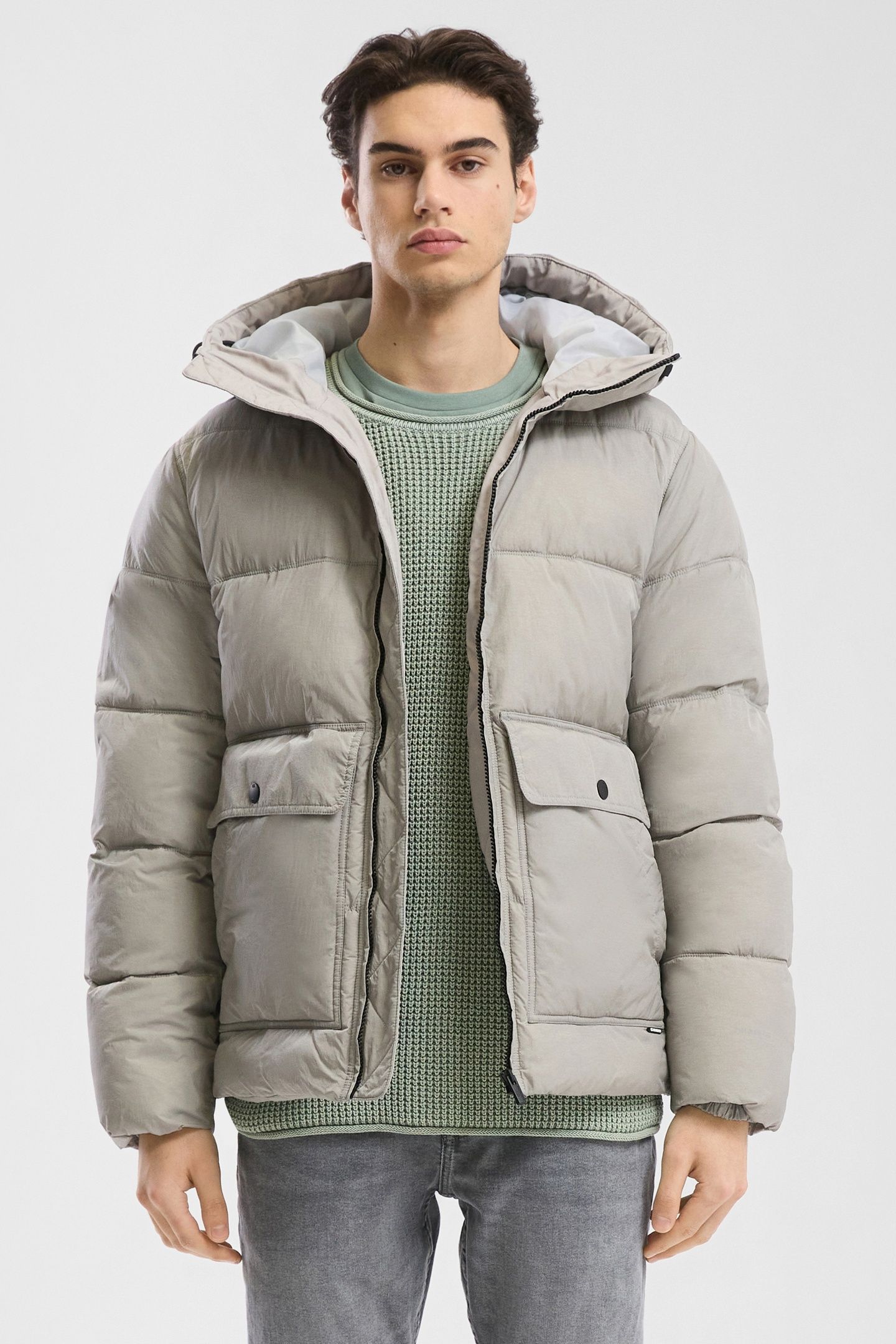 S.OLIVER-QS JACKETS OUTDOOR GREY/BLACK 1
