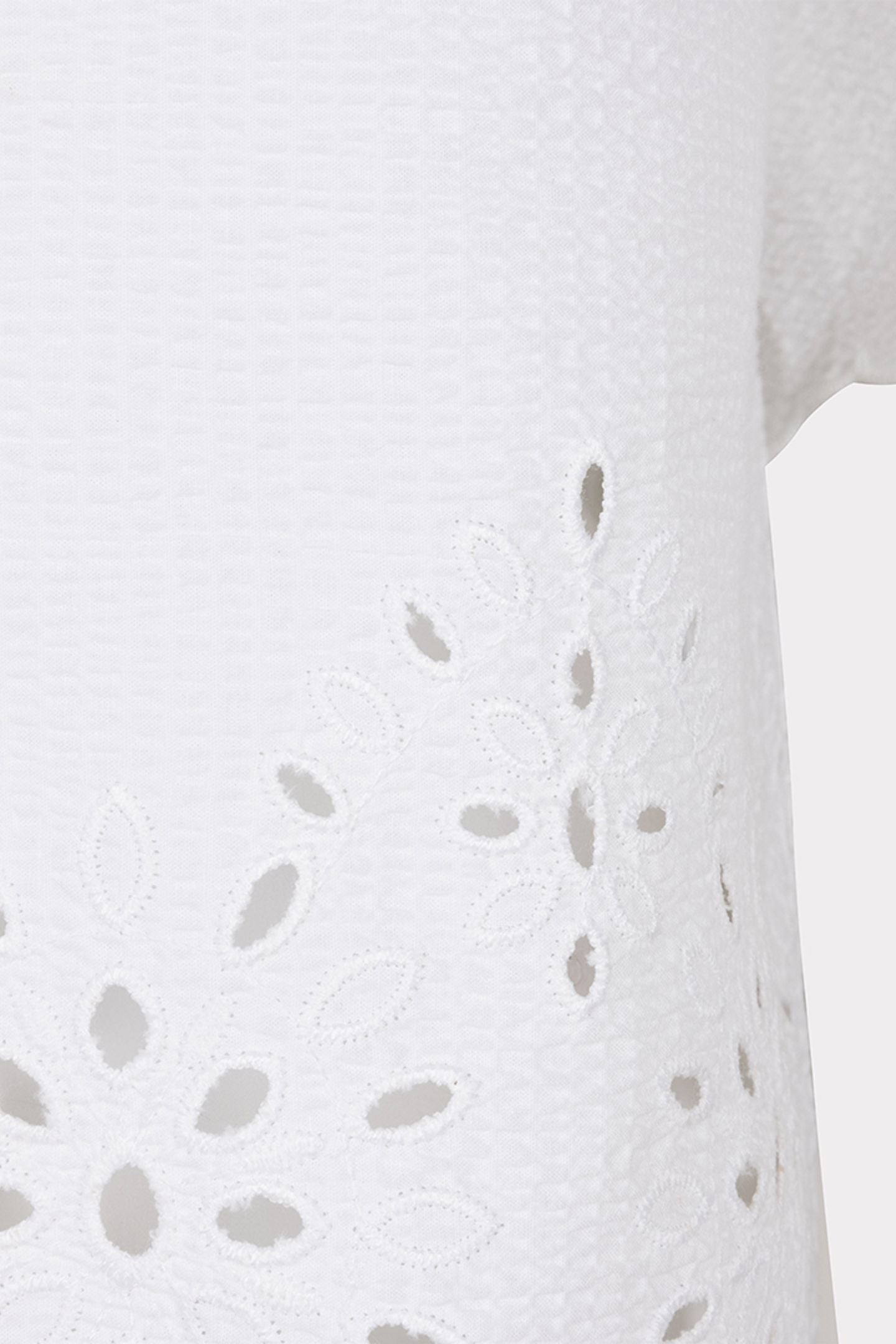 BLOUSE CROPPED CRINKLE EMBROIDERY OFF WHITE 7