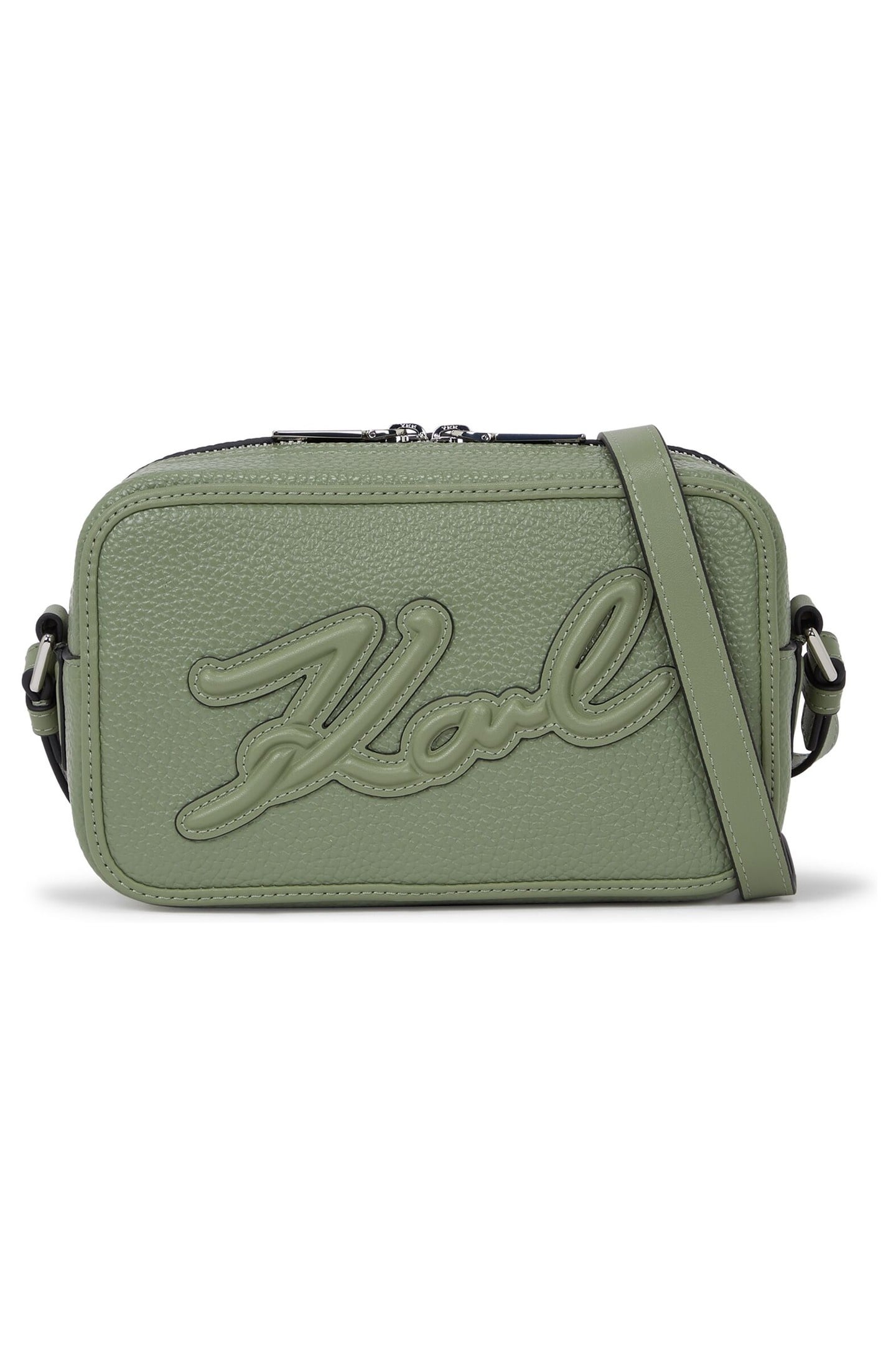 K/SKUARE CAMERA BAG GRAINY OIL GREEN 1