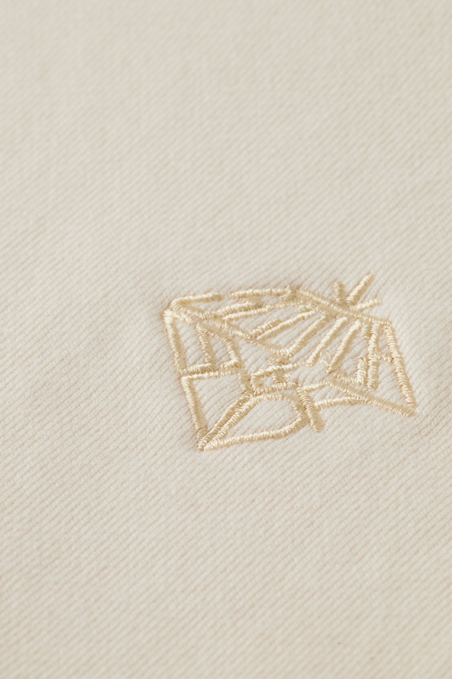 EMBROIDERED LOGO SWEATSHIRT OFF WHITE 7