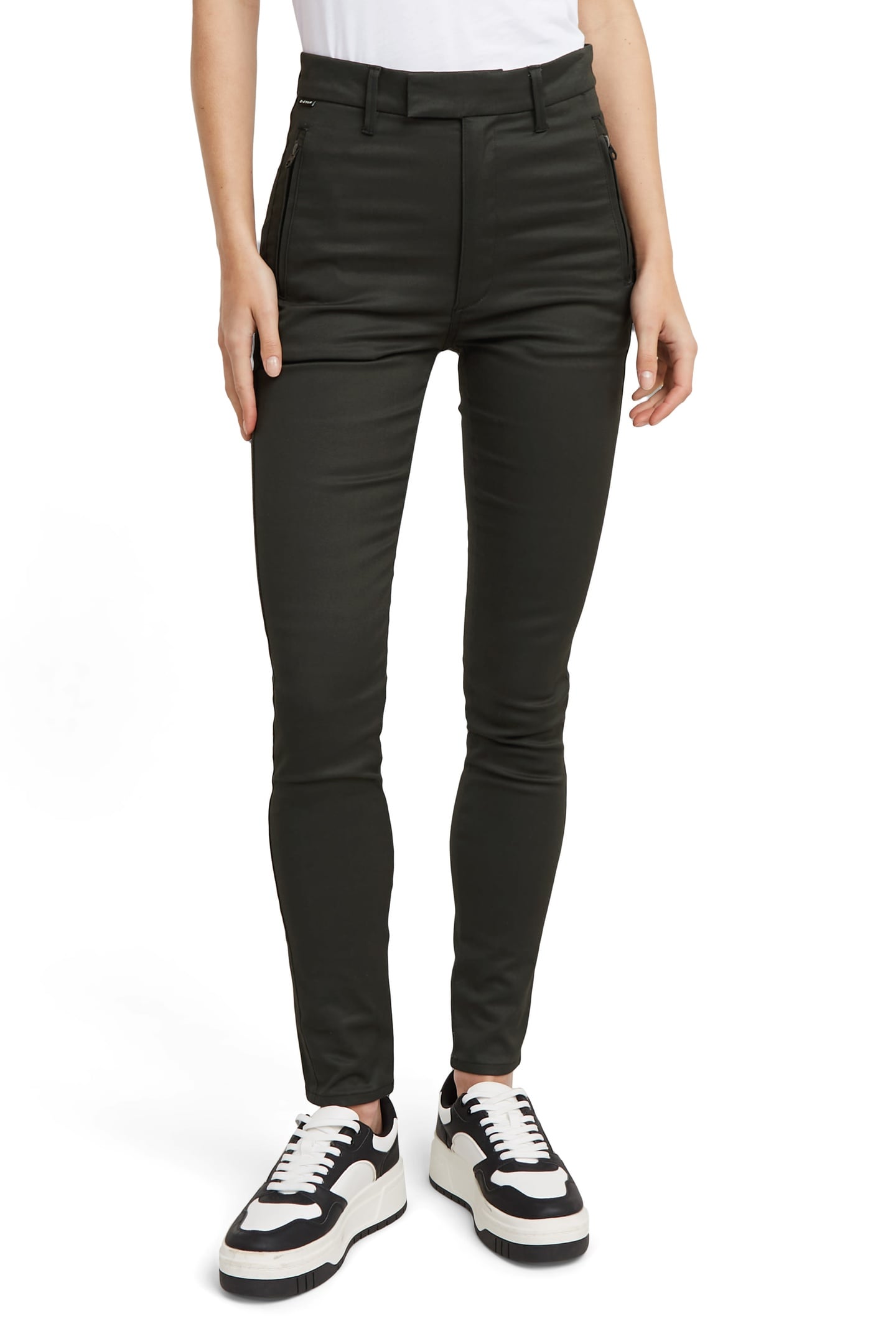 WELD HIGH SKINNY CHINO RAVEN 2