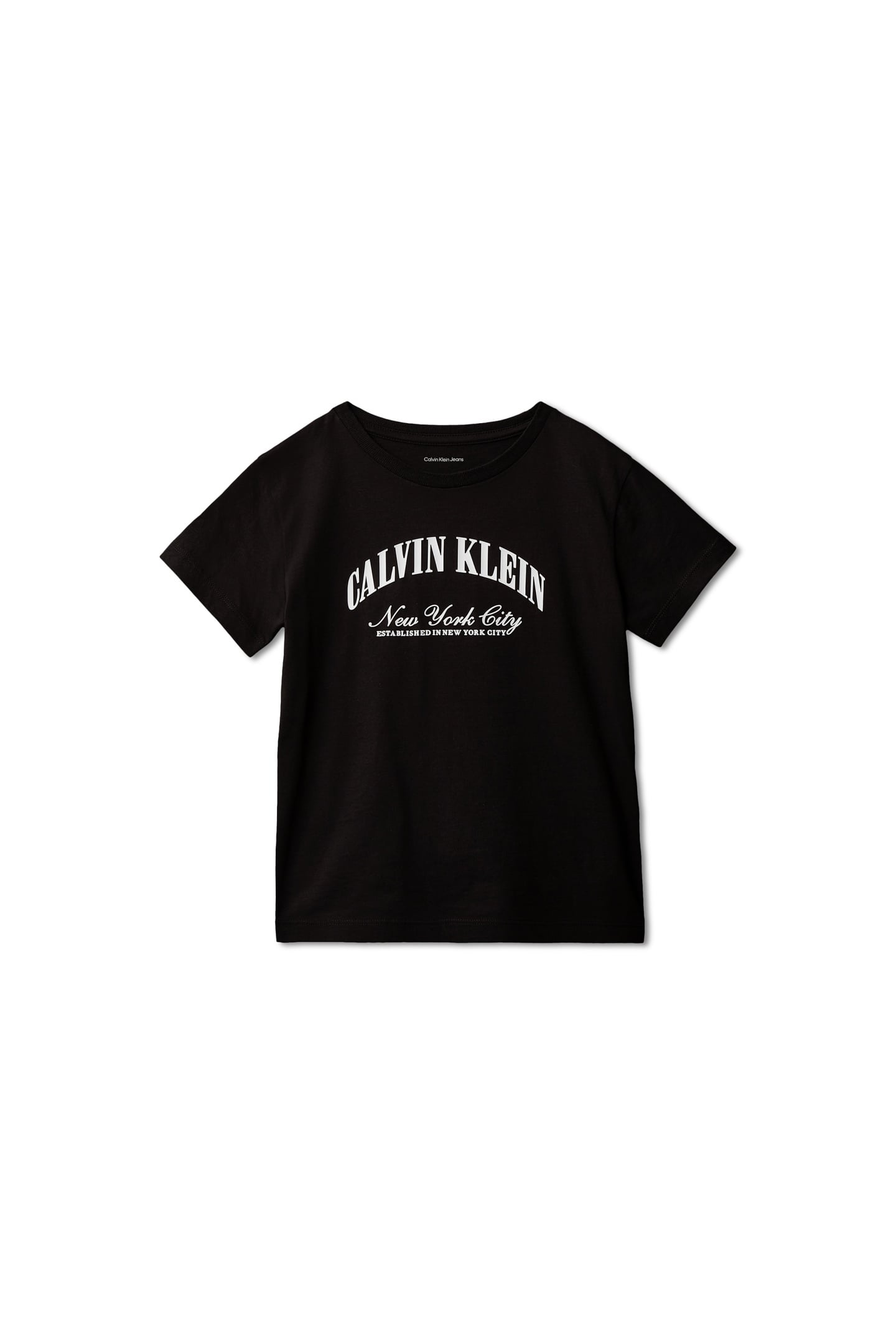 GIRLS CK COLLEGIATE SS T-SHIRT BLACK 4