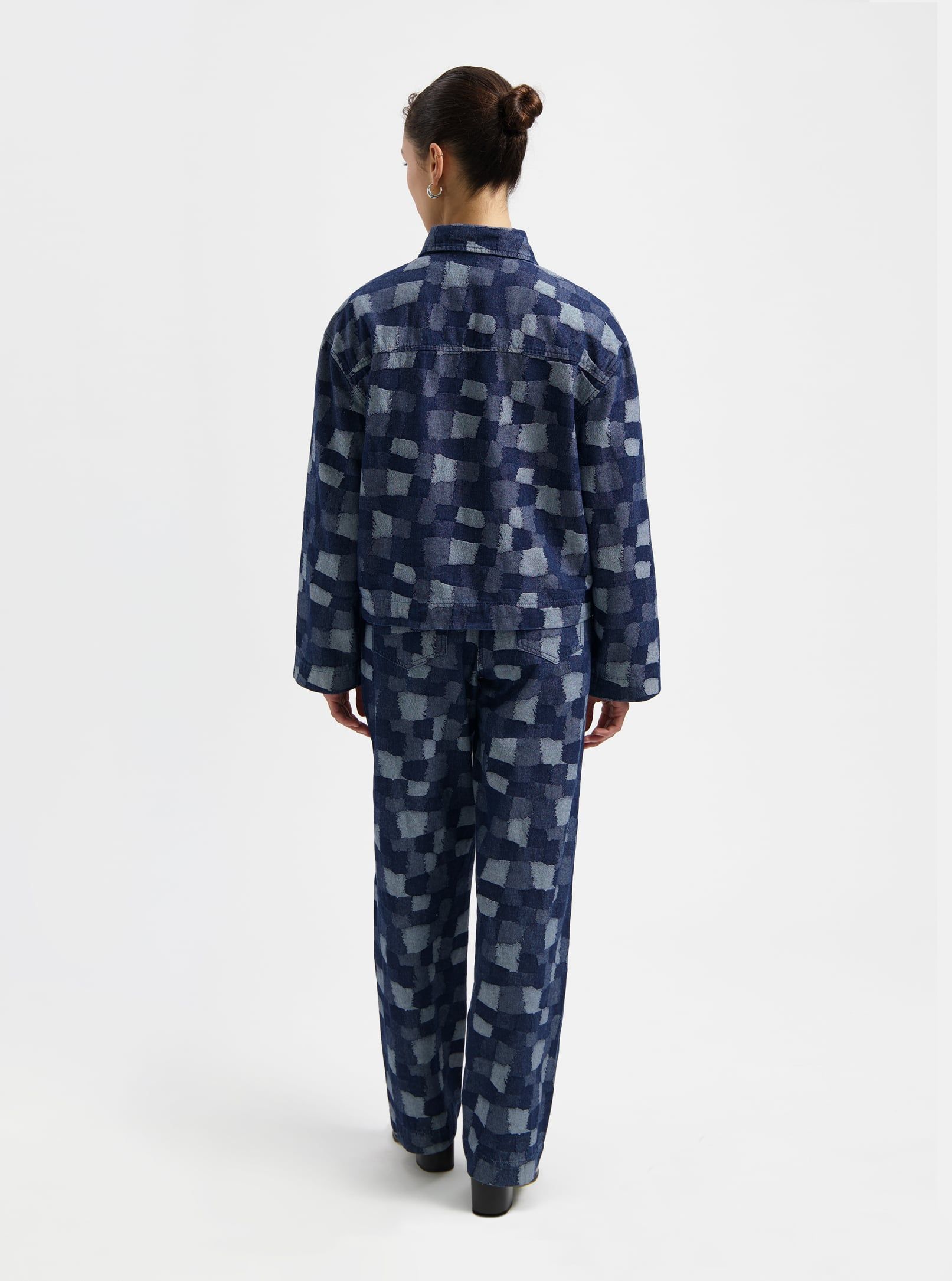 NOUS SOMMES LABELS – VINNIE PATCHWORK JACKET BLUE 4