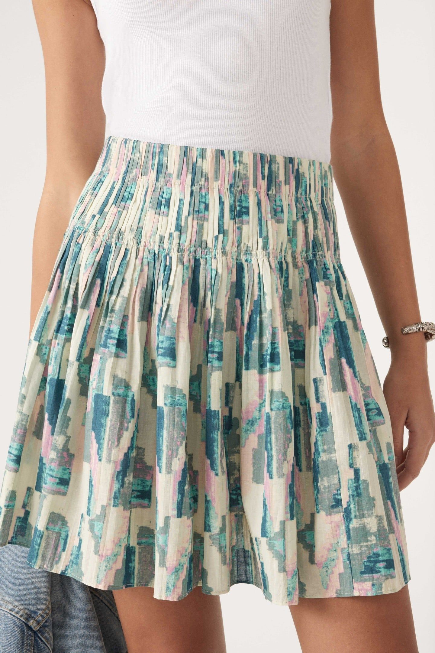 JUPE TIGUI TURQUOISE 6