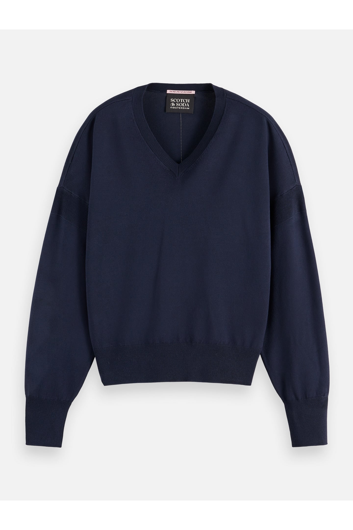 V-NECK RELAXED PULLOVER NIGHT 4