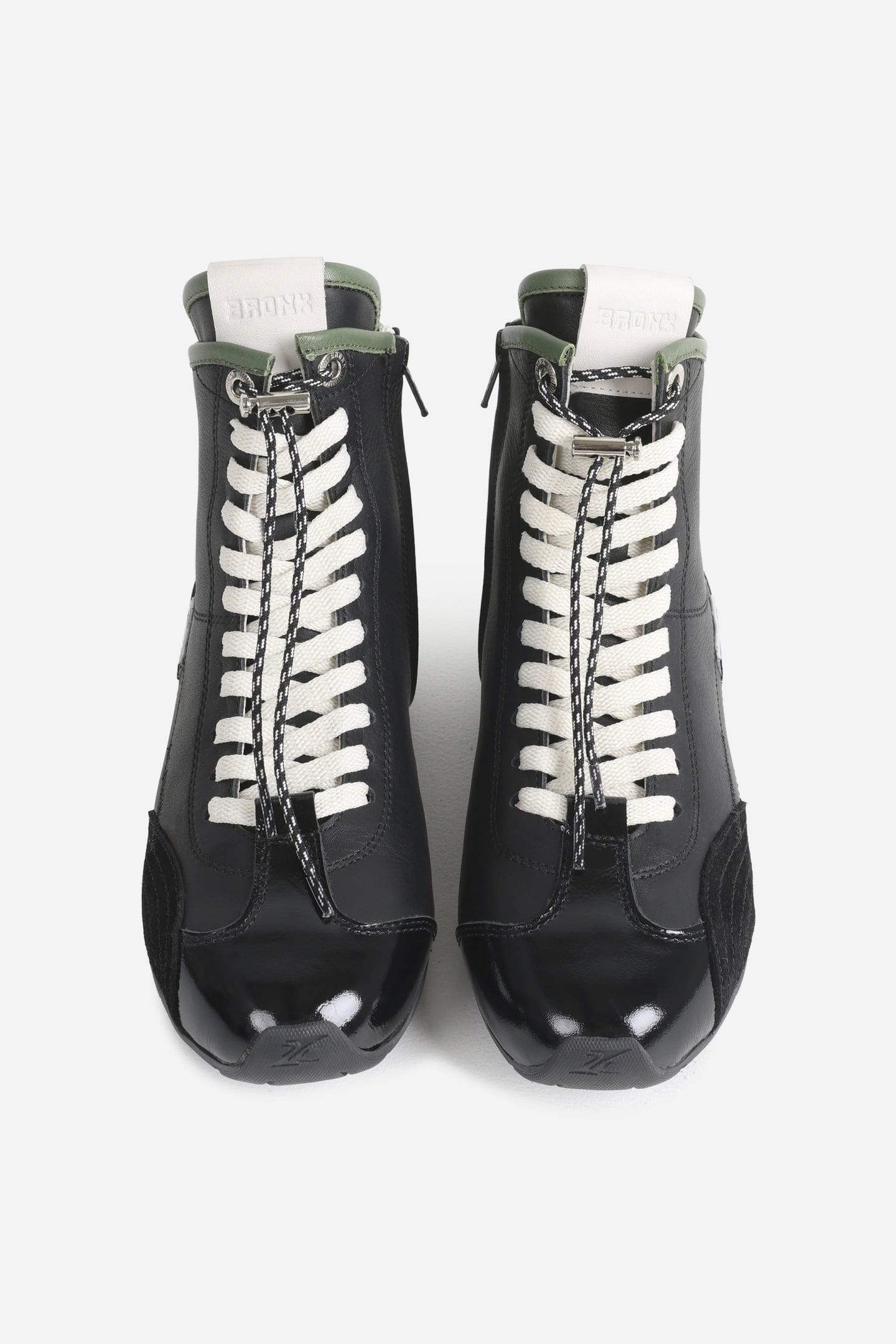 MYR-AA ANKLE BOOT BLACK/OFF WHITE/GREEN 2