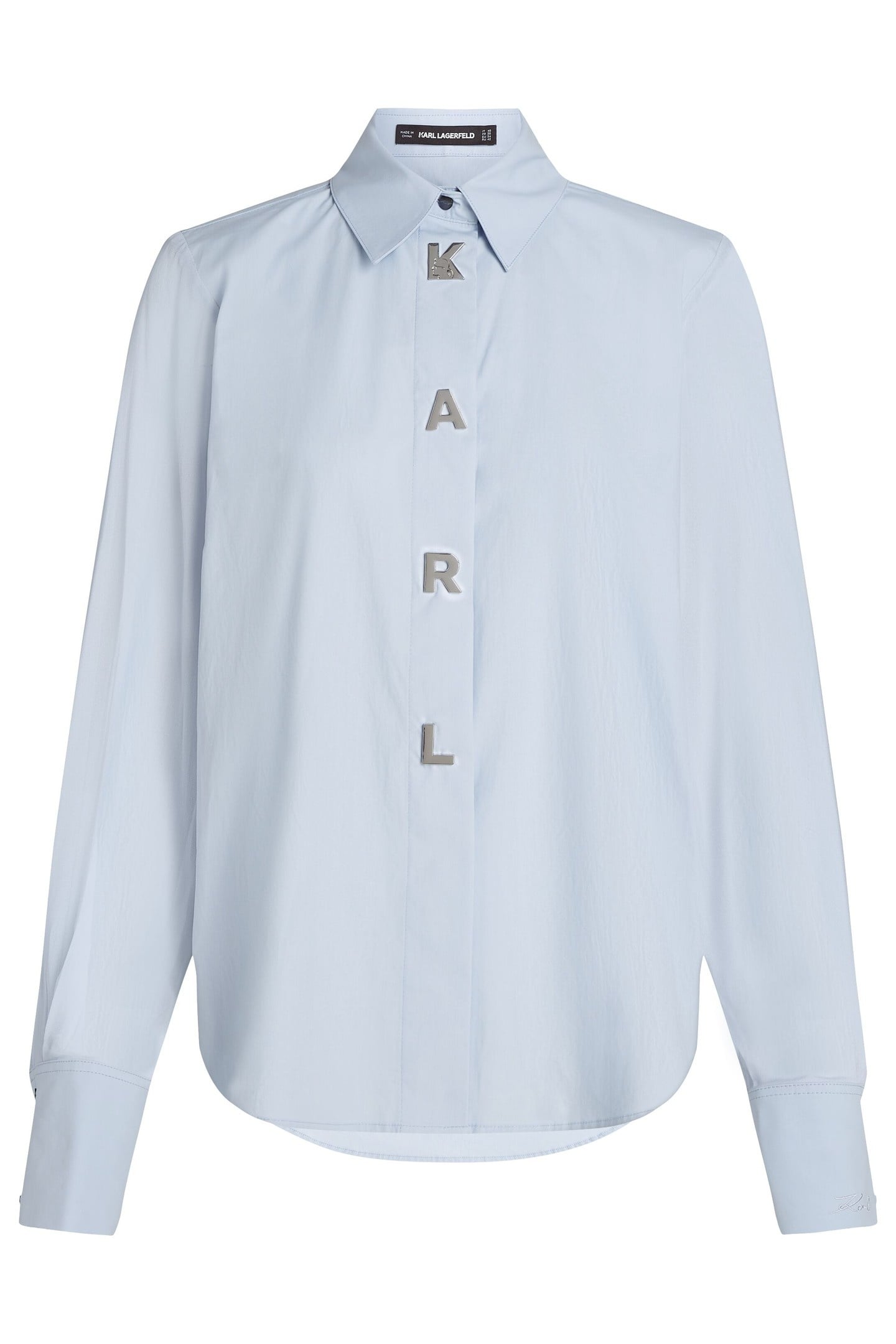KARL SNAP POPLIN SHIRT KENTUCKY BLUE 3