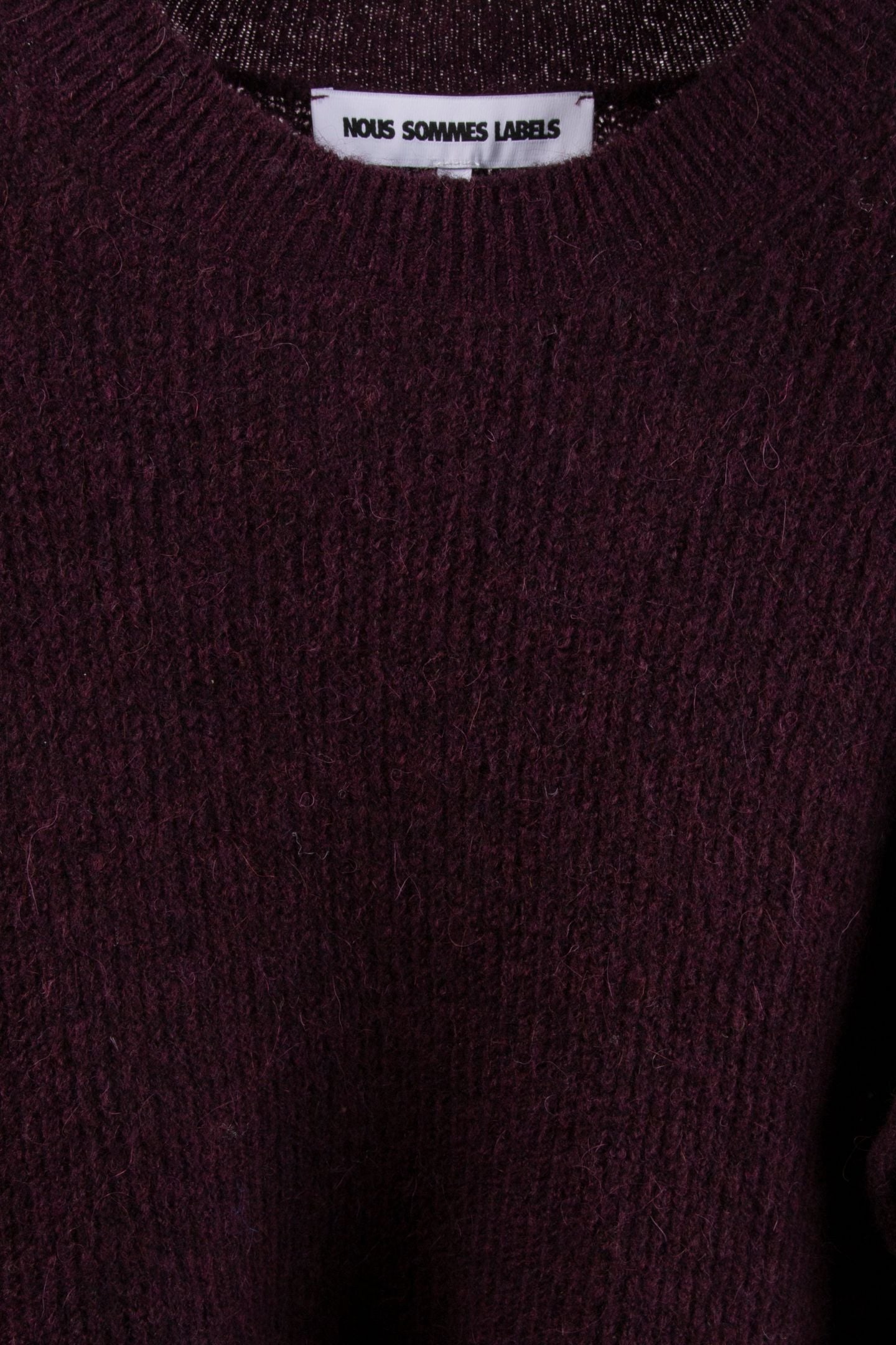 NOUS SOMMES LABELS – BENNIE ALPACA KNIT 2.0 BURGUNDY 4