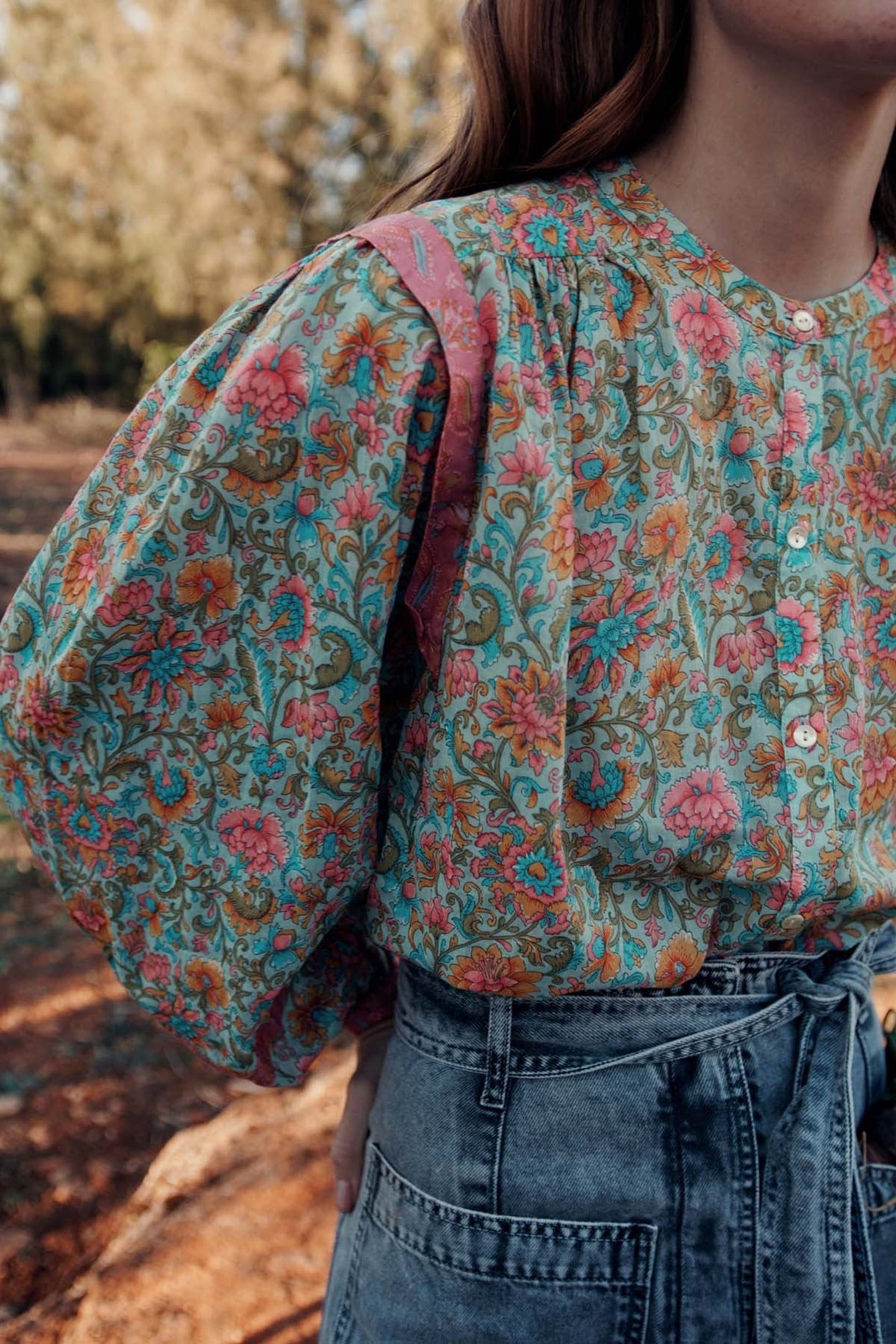 SHIRT JANE WATER RIVER FLOWERS 3