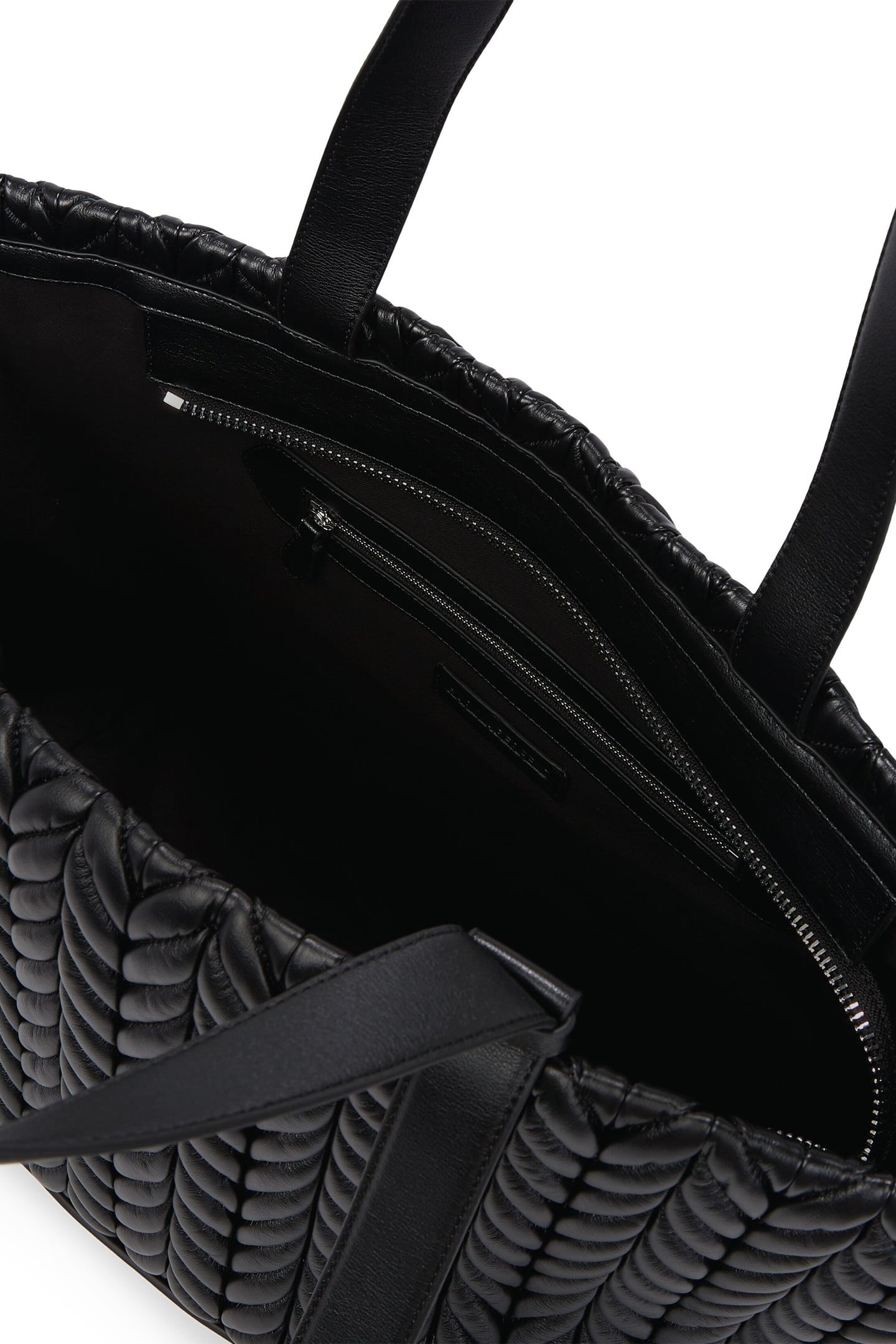 K/WEAVE LARGE TOTE BLACK-NICKEL 4
