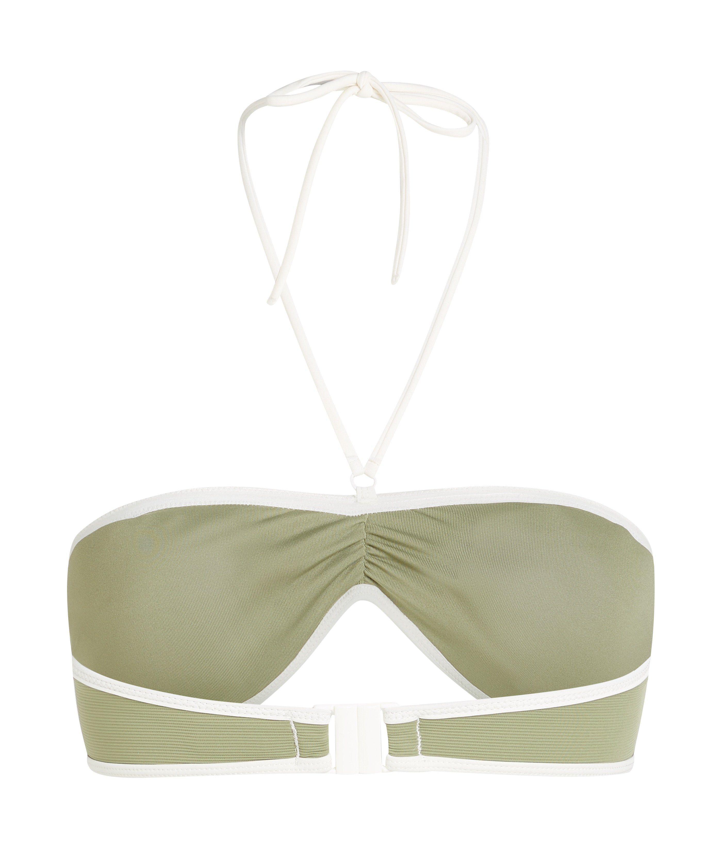 HOTEL KARL RIB HALTER BANDEAU OIL GREEN 5