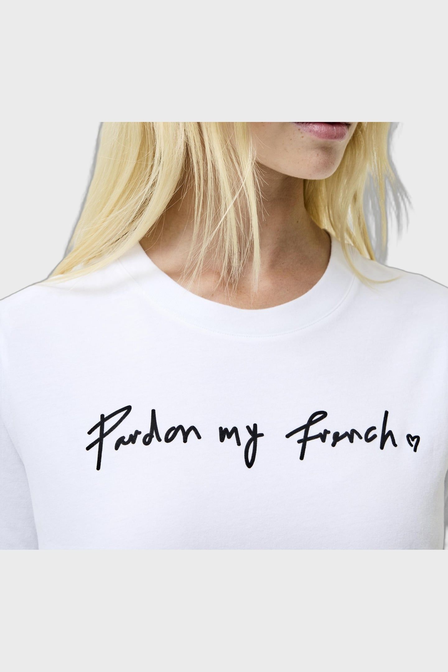 PARDON MY FRENCH S/S TEE WHITE 5