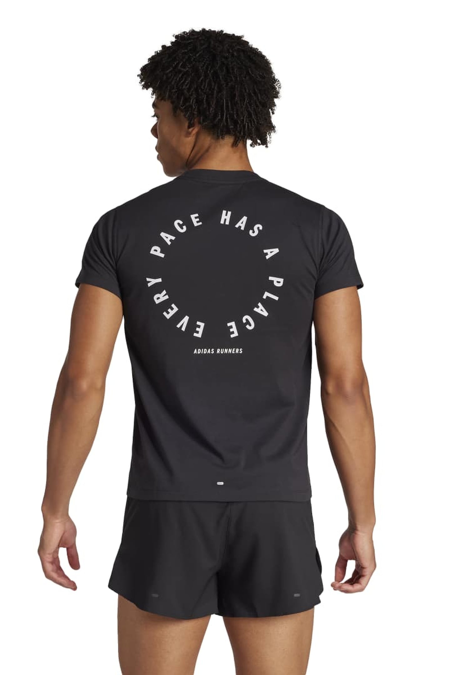 UNISEX PERFORMANCE ADIDAS RUNNERS UNITEFIT T-SHIRT BLACK 5