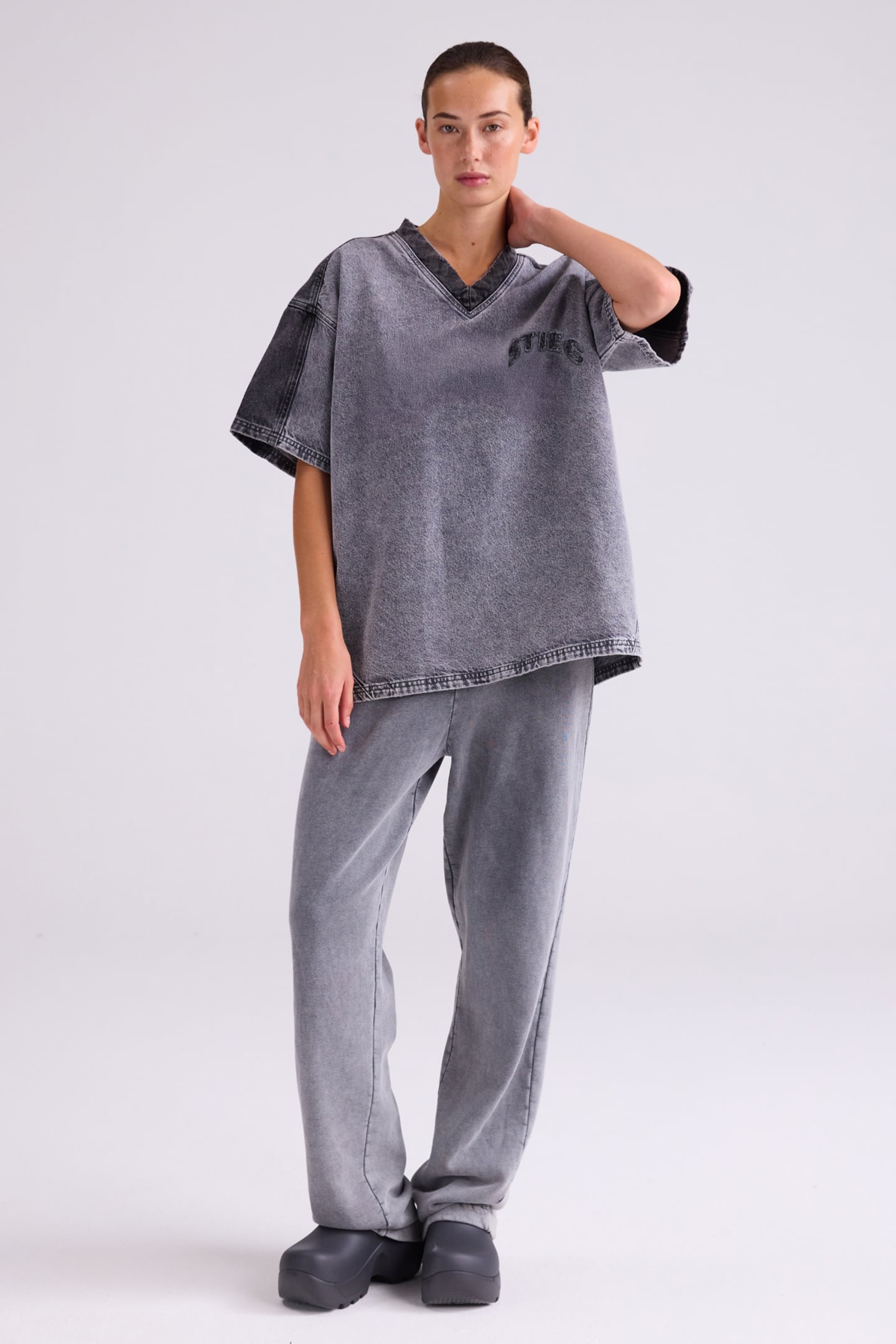 ZAPHIRA OVERSIZED T-SHIRT GREY 3