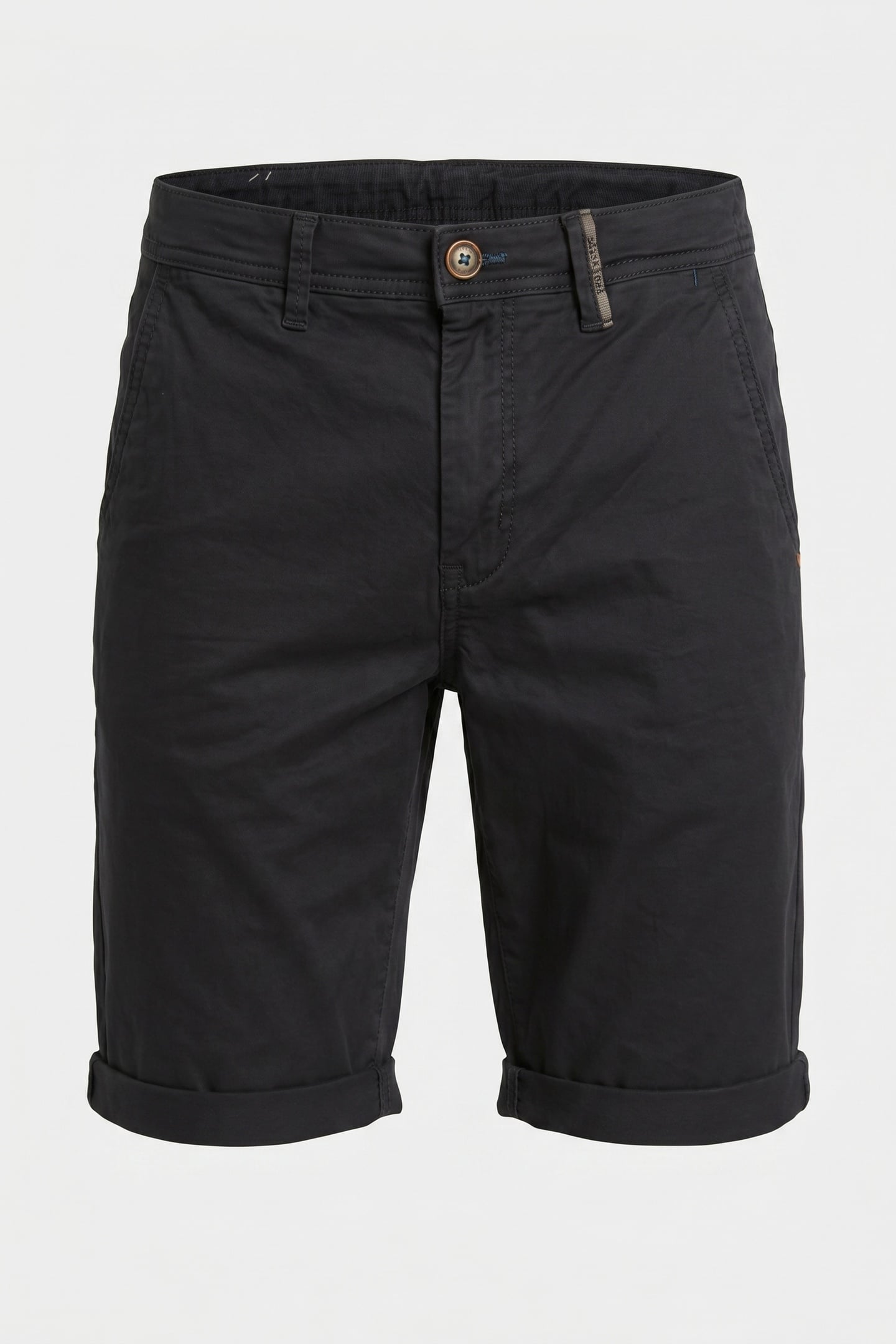 SHORT CHINO GARMENT DYED TWILL STRETCH BLACK 3