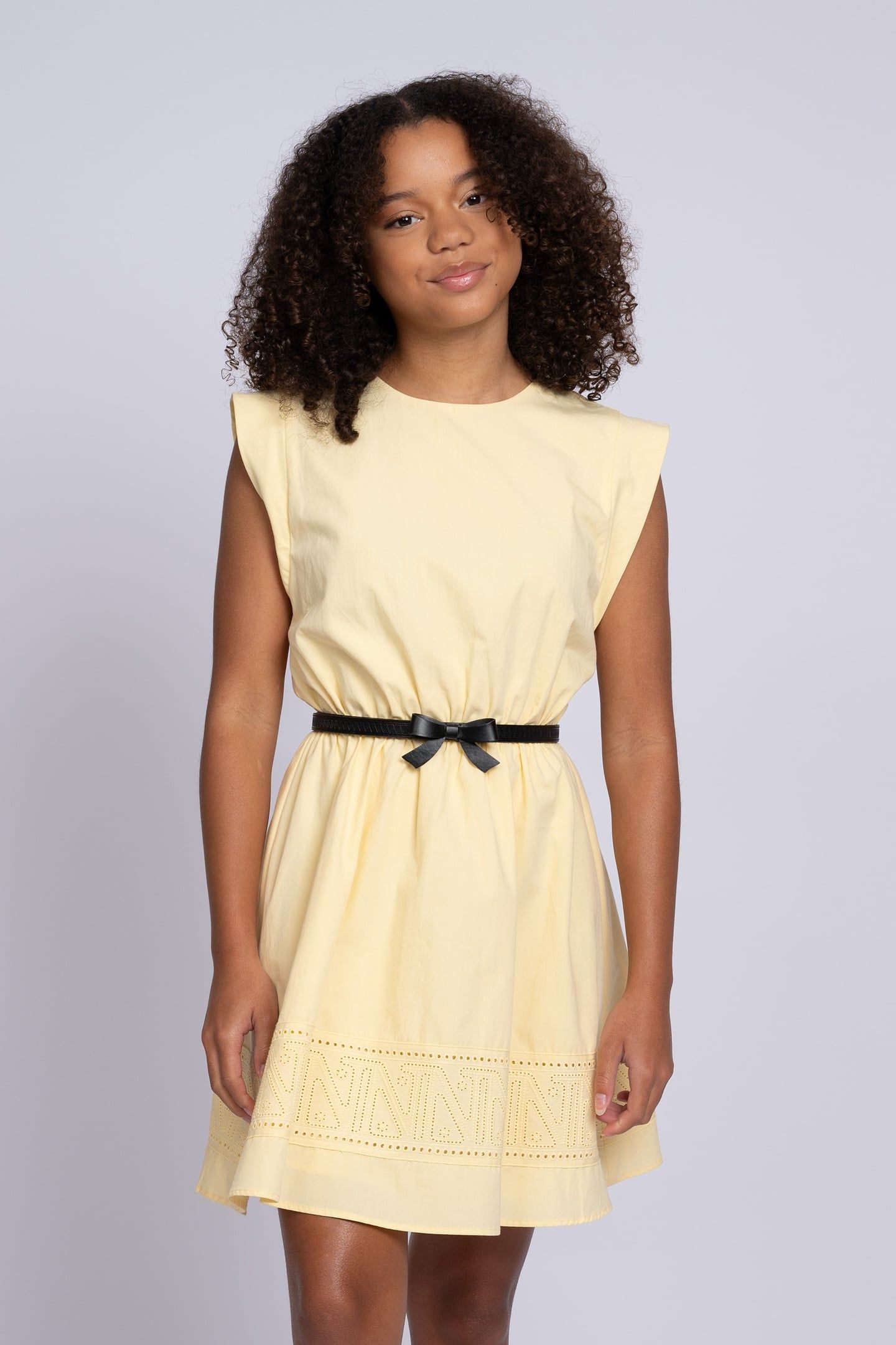 AMYIE DRESS SOFT YELLOW 1