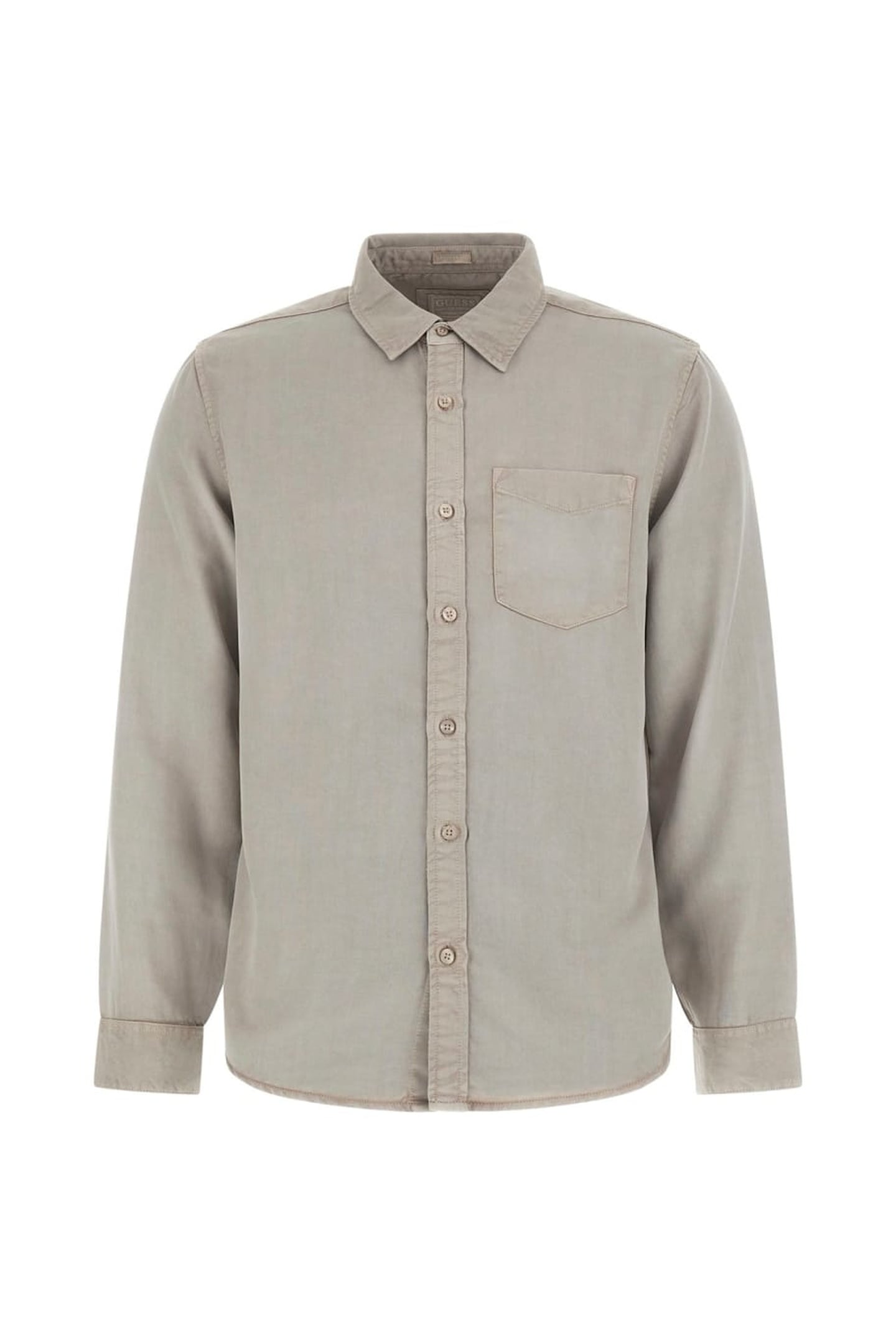 GUESS ECO LS BOWIE TENCEL SHIR TRADITIONAL KHAKI MU 5