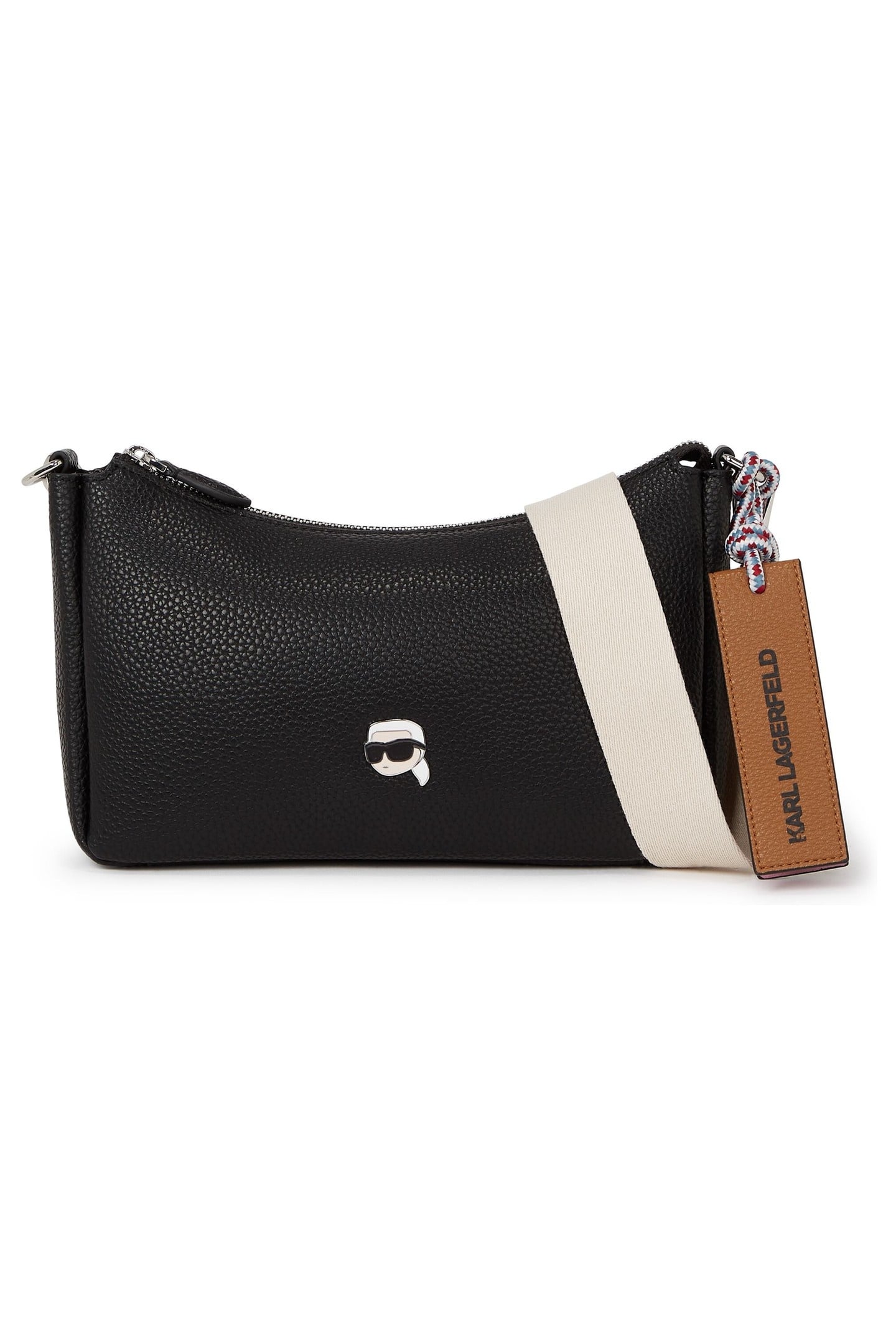 IKON PEBBLE SMALL SHOULDER BAG BLACK 1