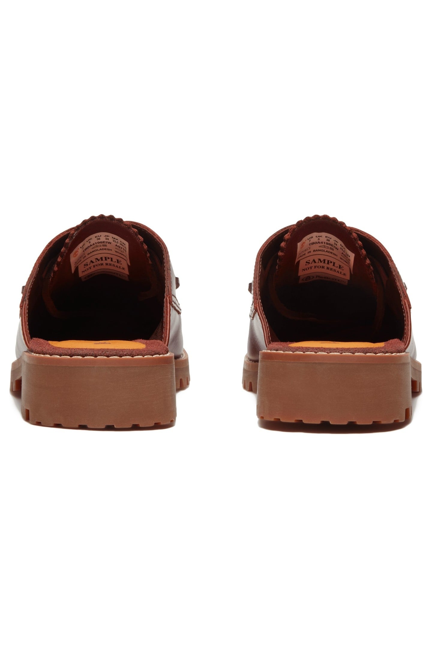 MULE SHOE BURGUNDY 6